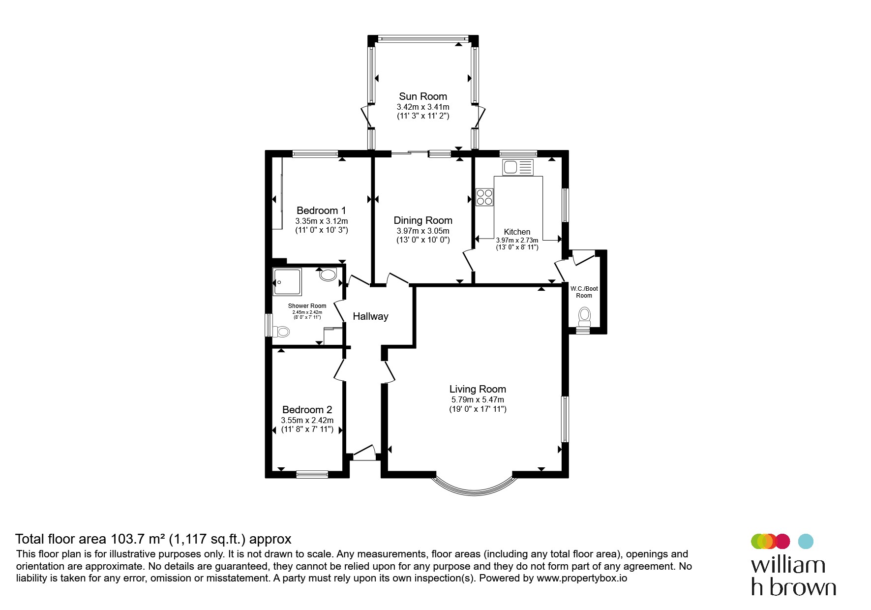 The Firs, Sea Road, SKEGNESS floorplan