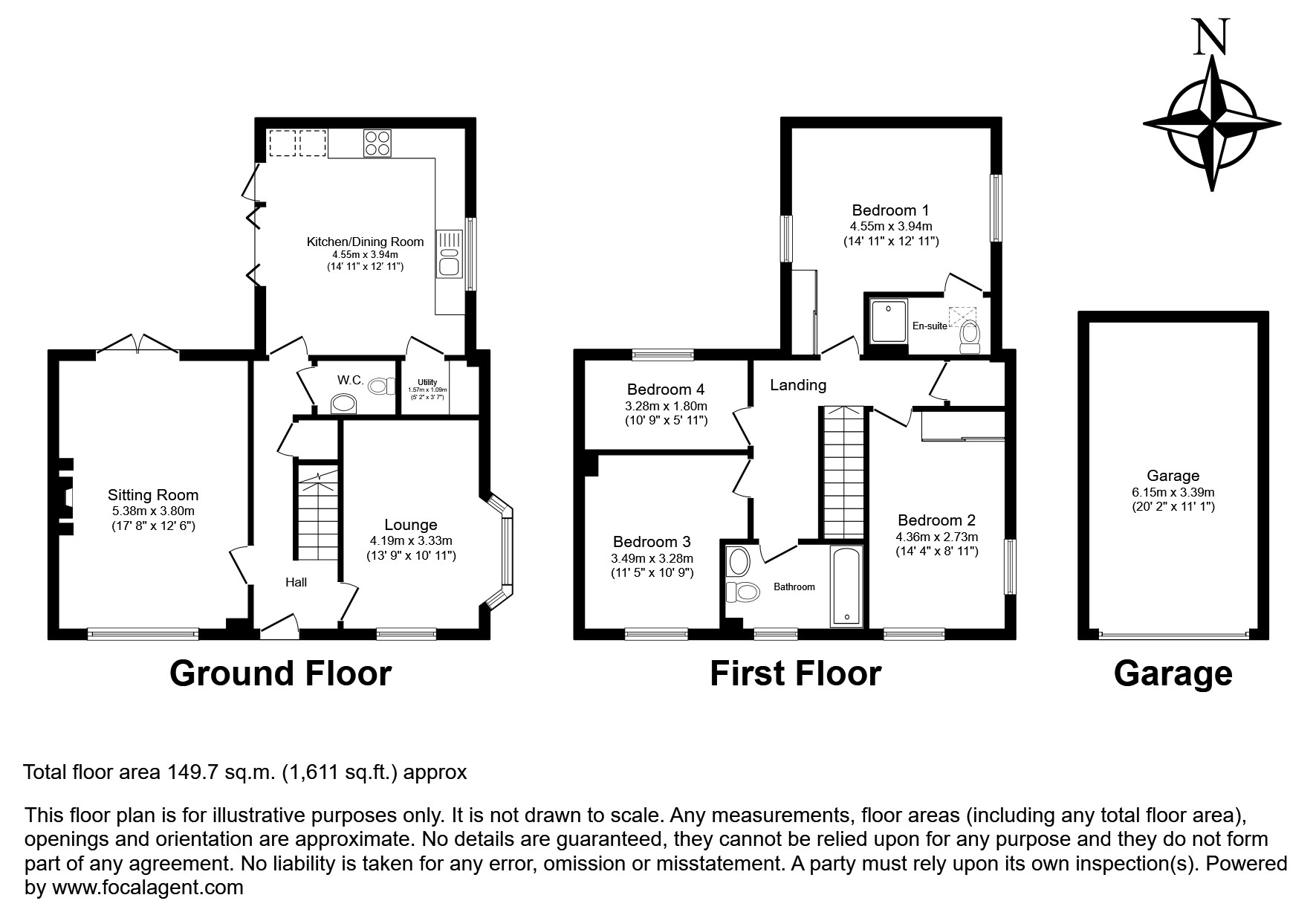 15, Old Railway Close, Gloucestershire floorplan