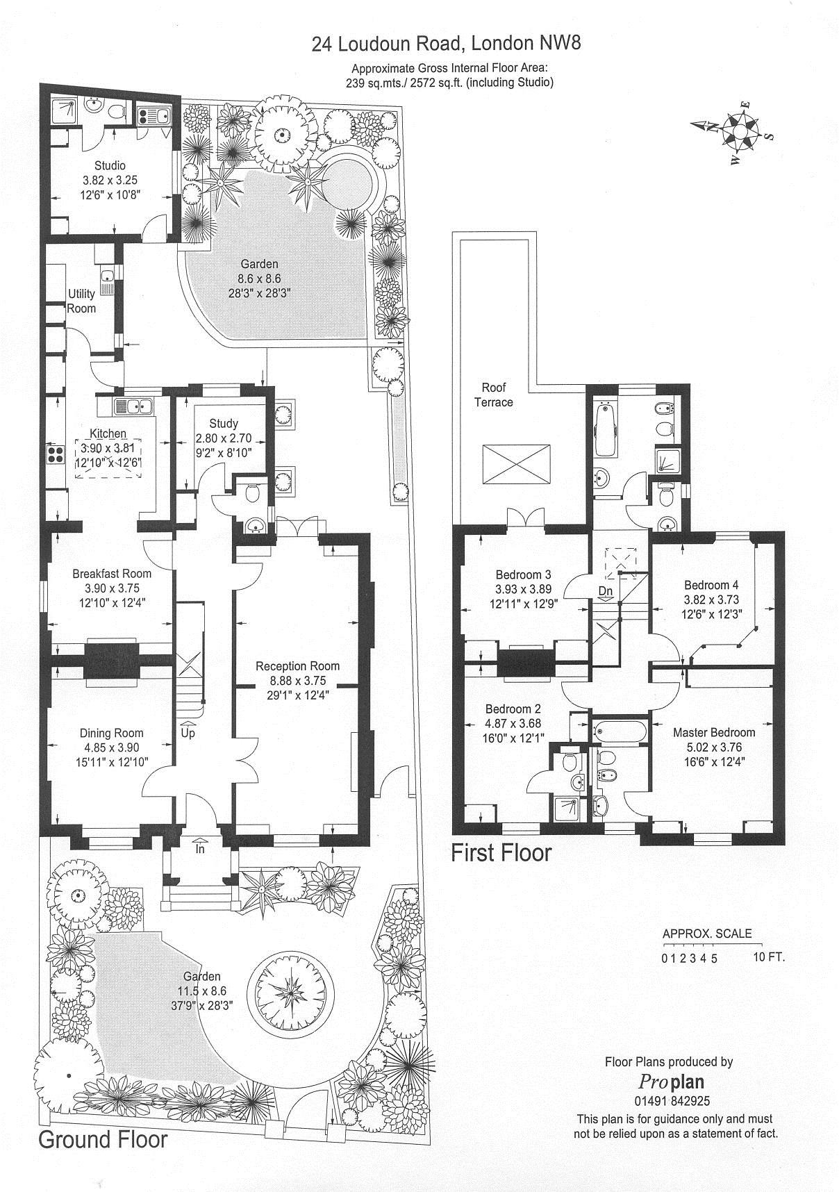 4 Bedrooms  to rent in Loudoun Road, London NW8