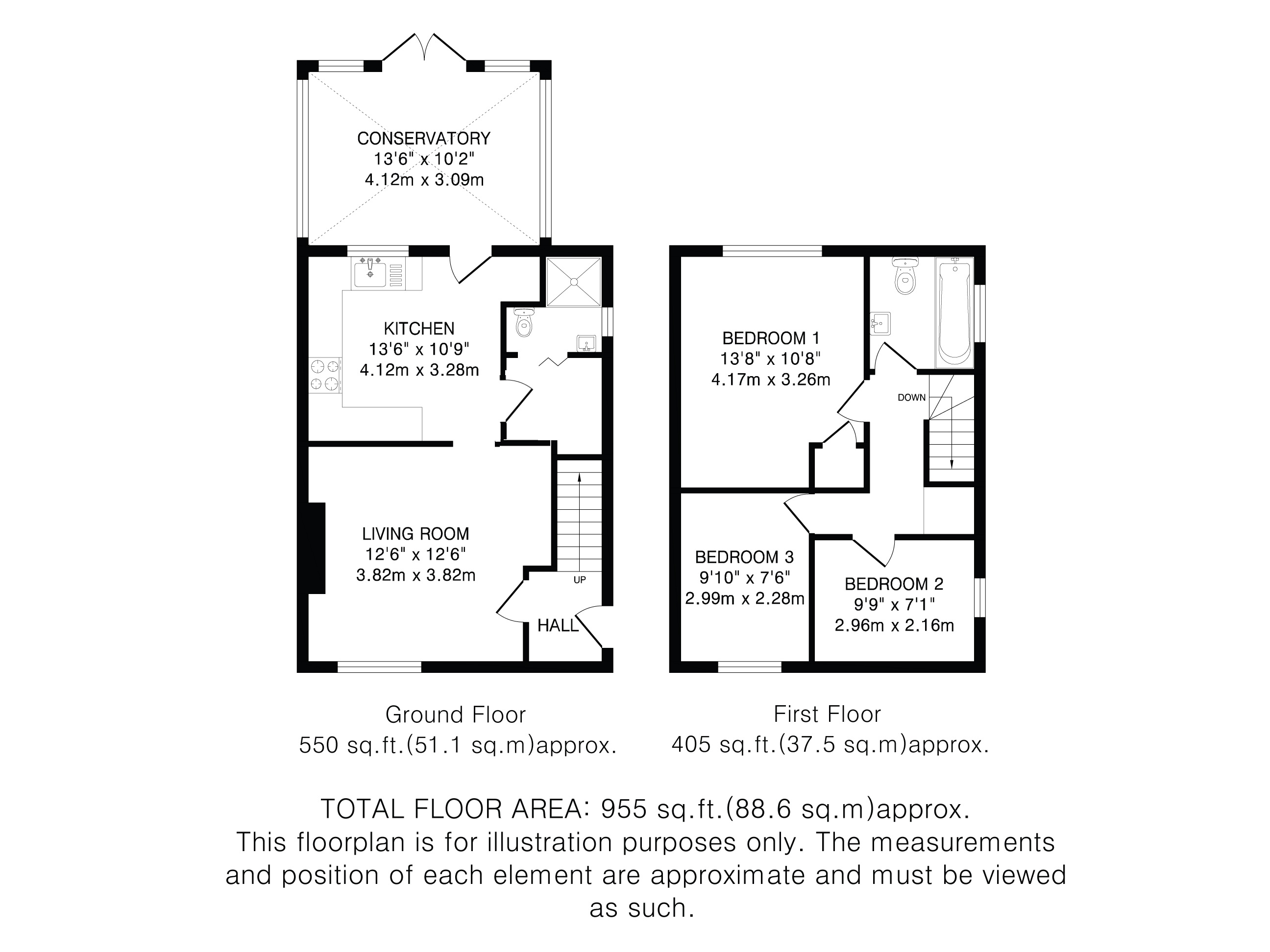 46, Walnut Grove, Welwyn Garden City floorplan