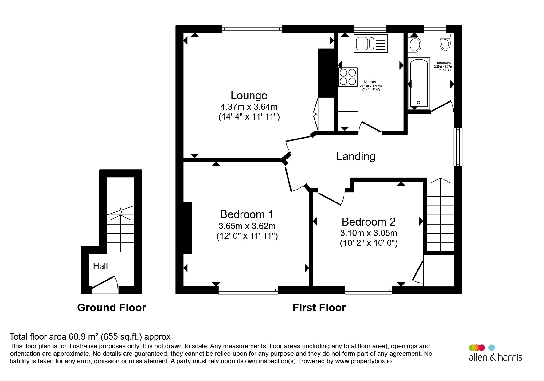 90, Maxwelton Road, Glasgow floorplan