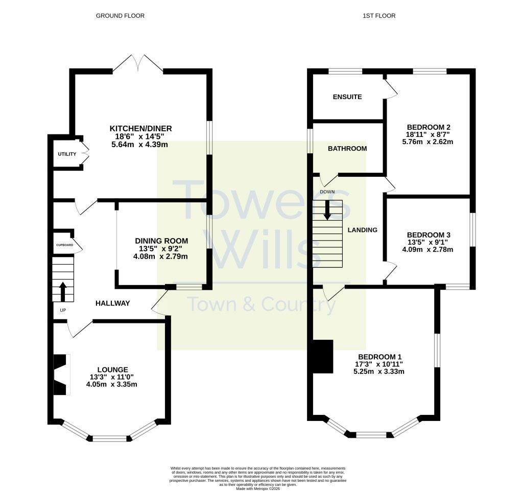108, Preston Road, Yeovil floorplan