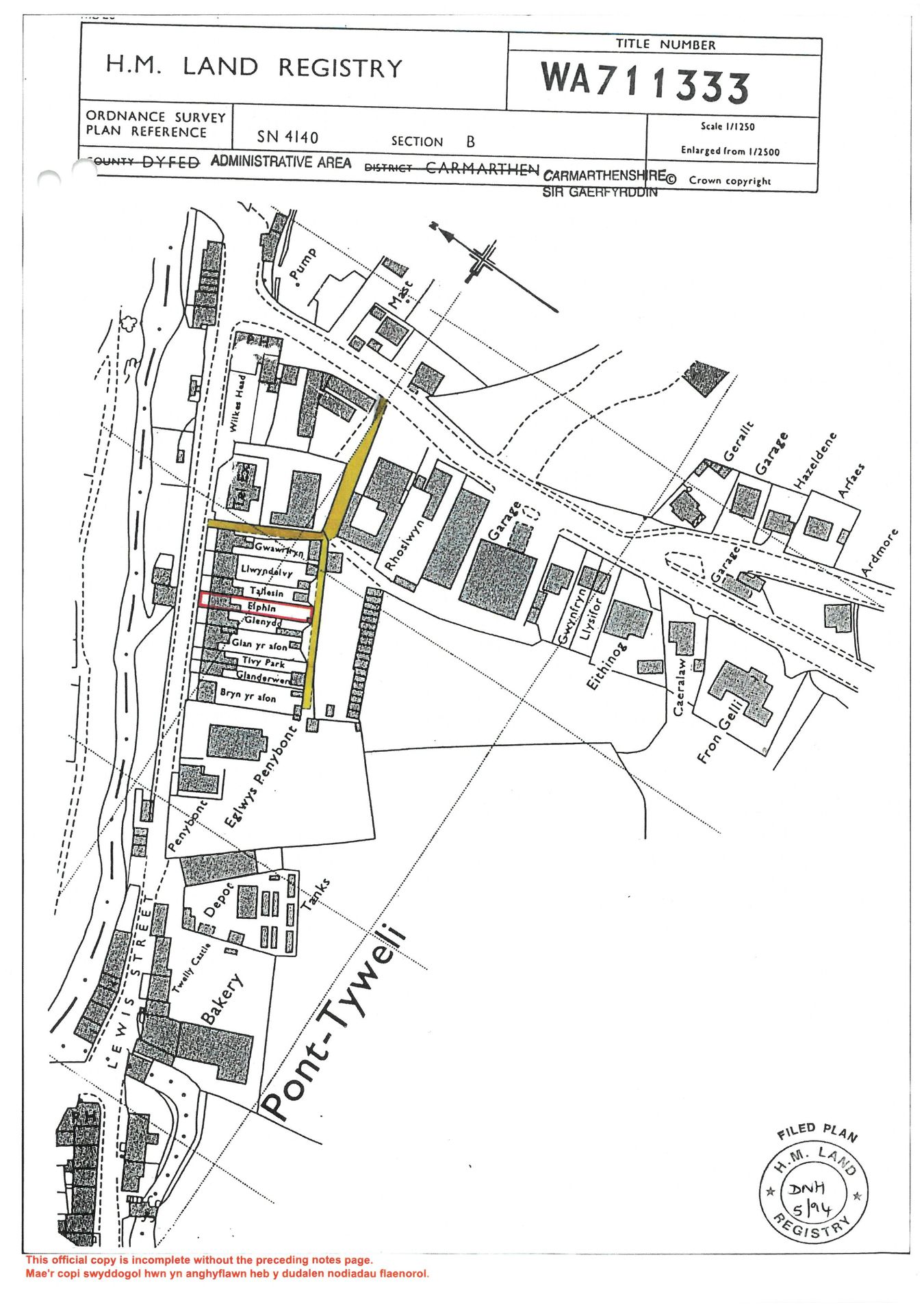 Chapel Street, Pontwelly,, Llandysul floorplan