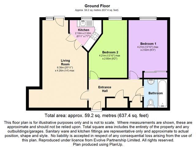 2 Bedrooms Flat for sale in Barons Court, Solihull B92