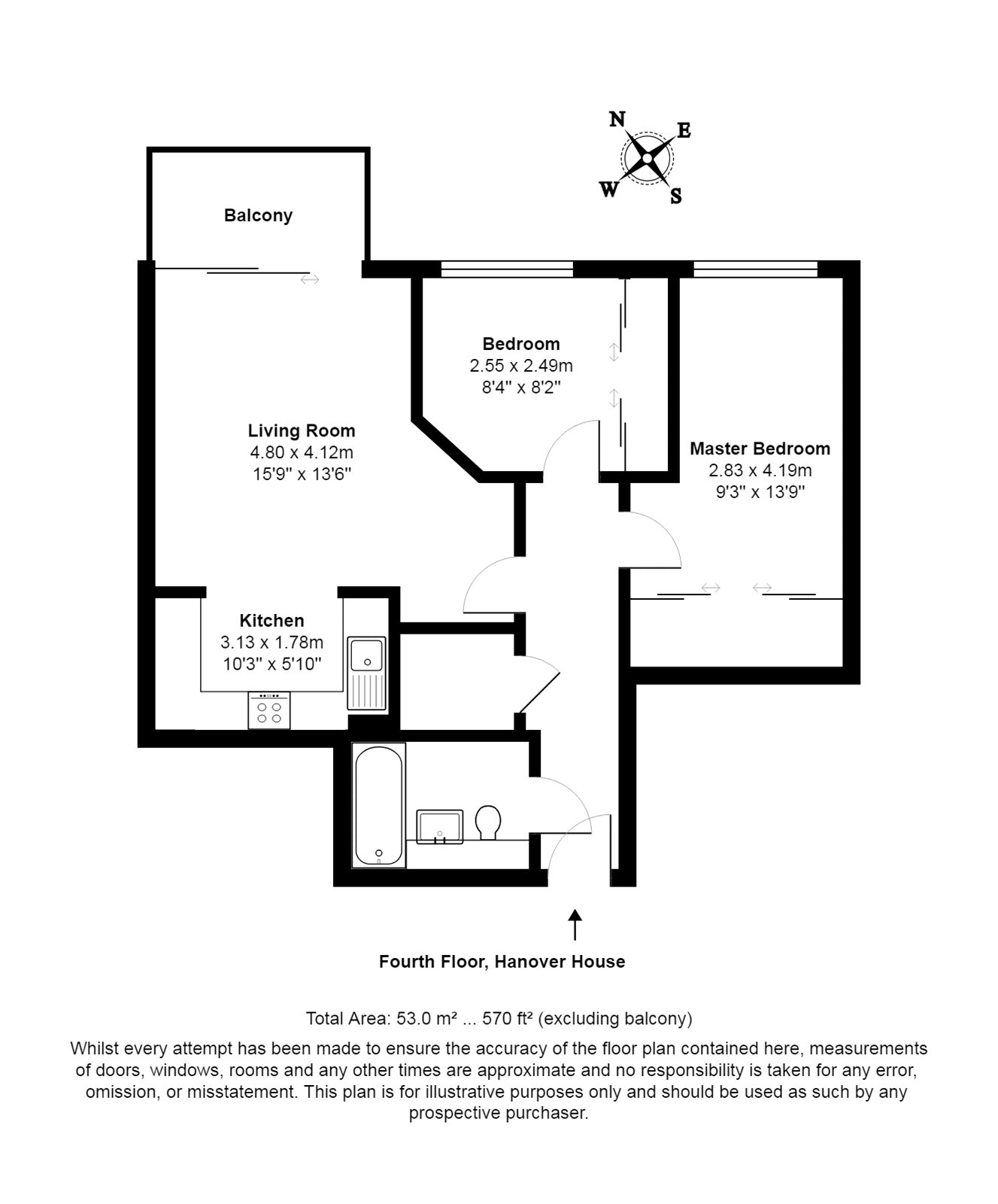2 Bedrooms Flat to rent in Hanover House, St George Wharf, Vauxhall, London SW8