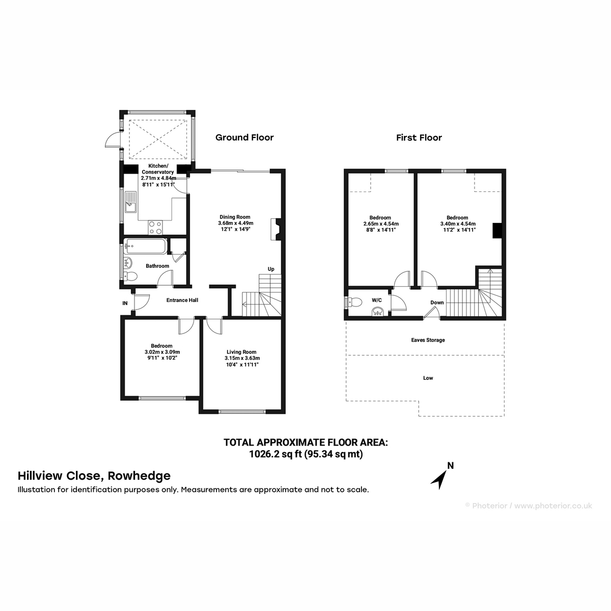 99, Hillview Close, Colchester floorplan