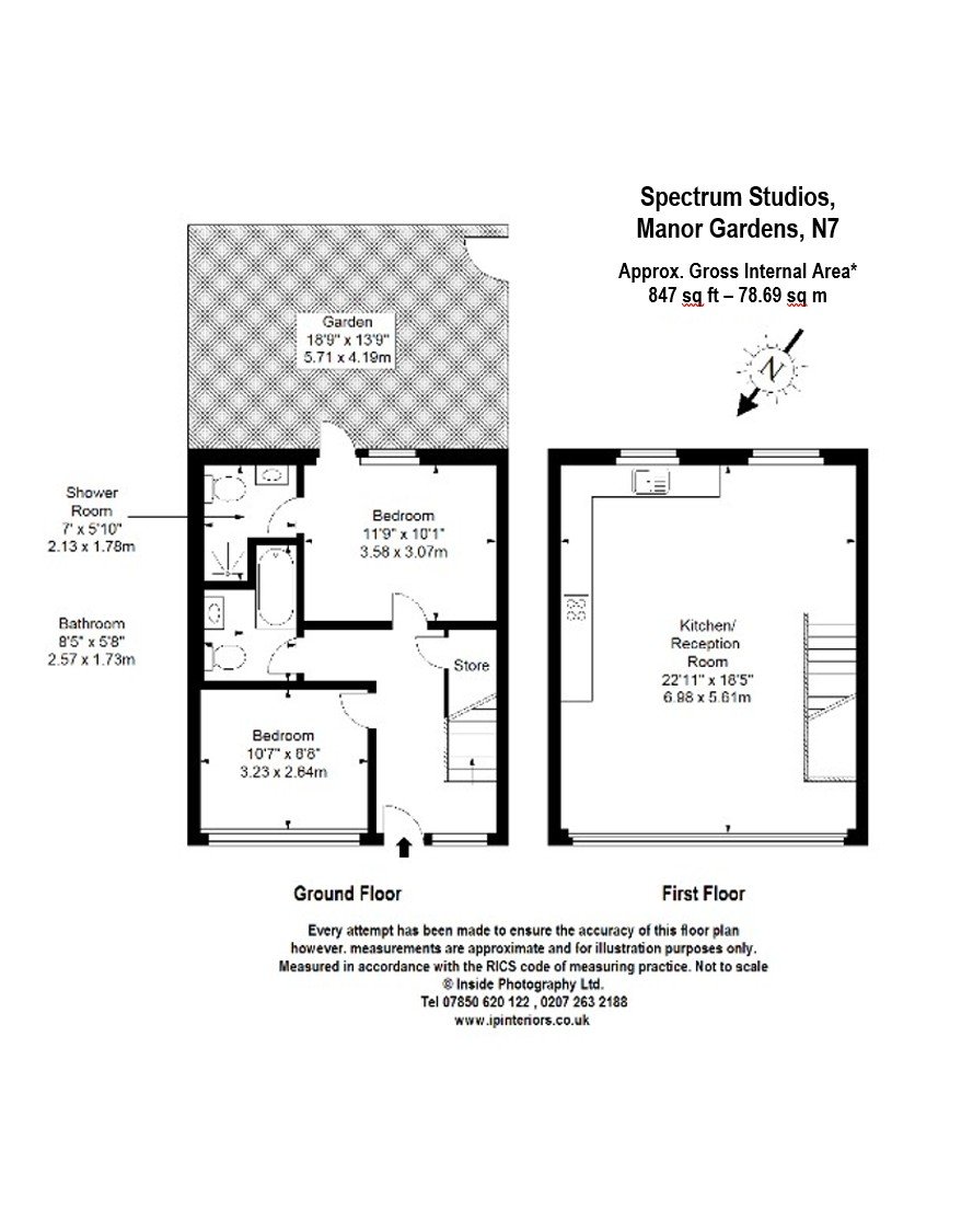 3, Spectrum Studios, London floorplan