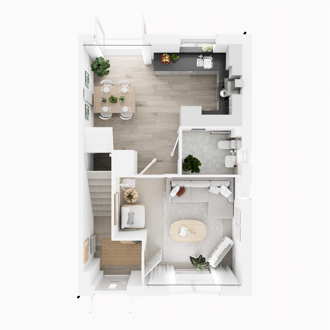 8, Hibiscus Gardens, Cramlington floorplan
