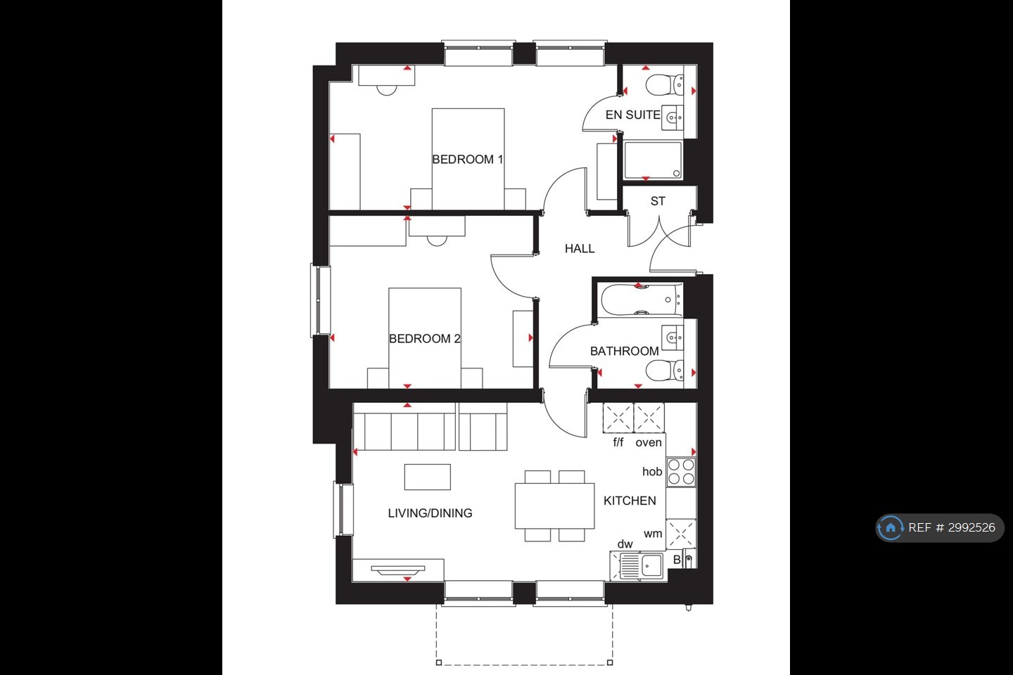 Blythe House, Wishford Row, Swindon floorplan