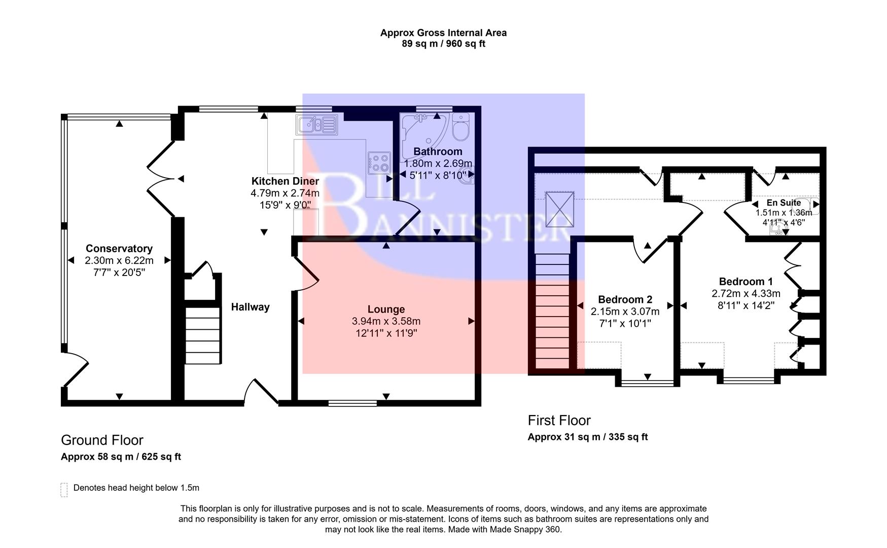 23, Cadogan Road, Camborne floorplan