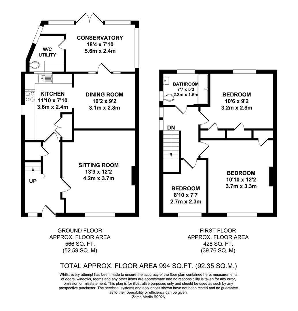 Allington Road, Paddock Wood floorplan