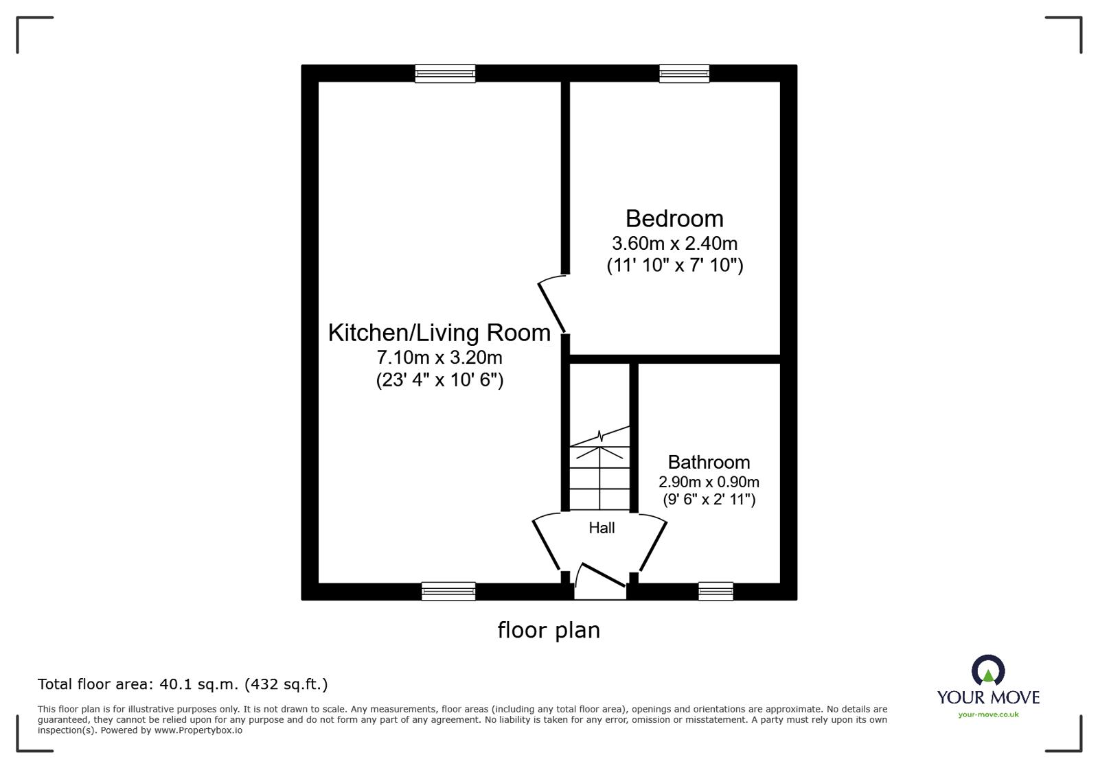 Flat 2, 11, Waterloo Road, Staffordshire floorplan