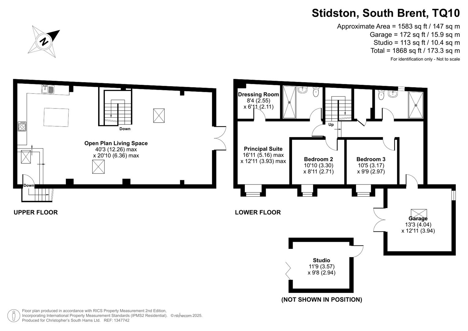 East Barn, South Brent floorplan