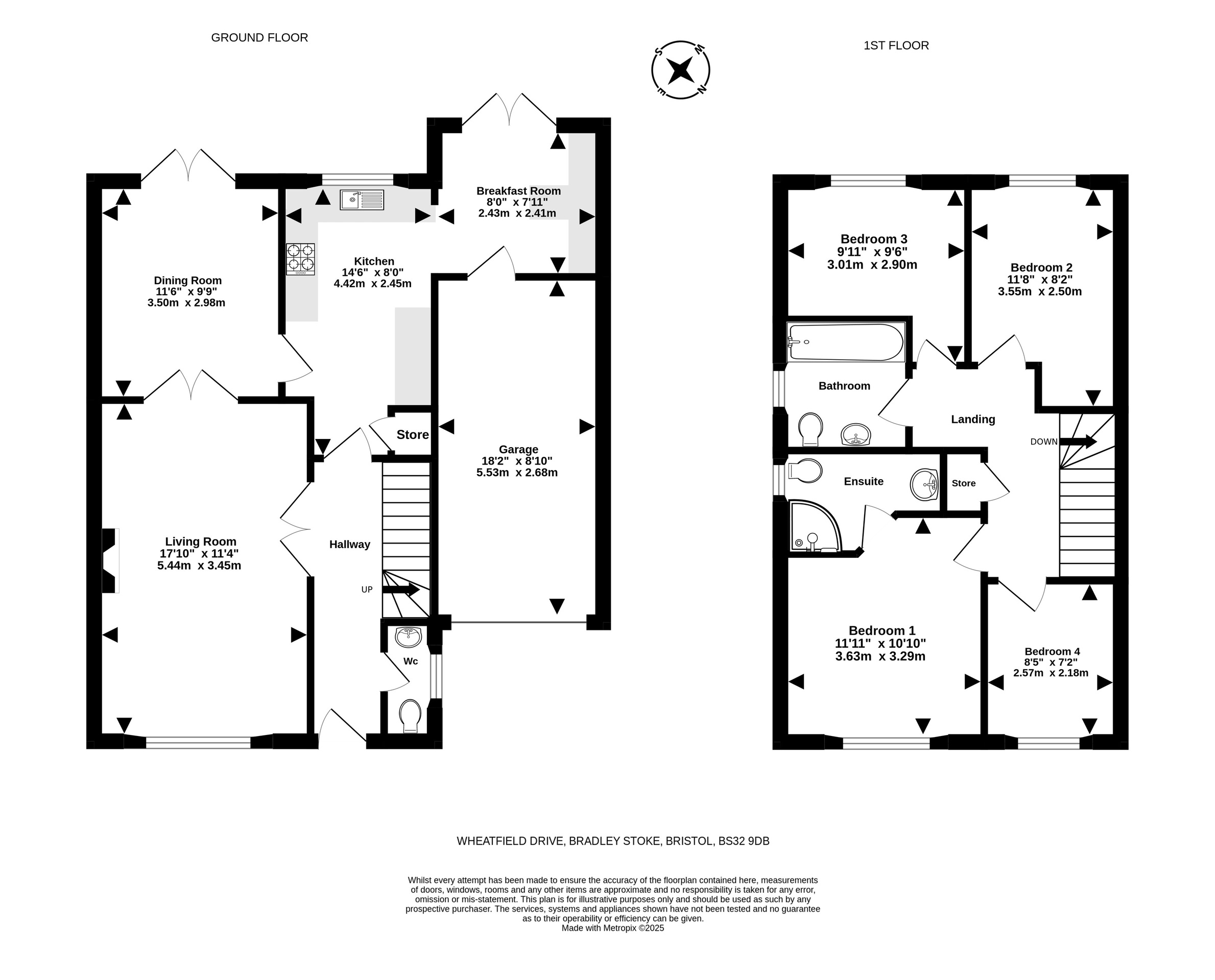 83 Wheatfield Drive, Bristol floorplan