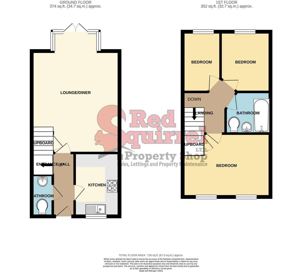 57, Captains Parade, East Cowes floorplan