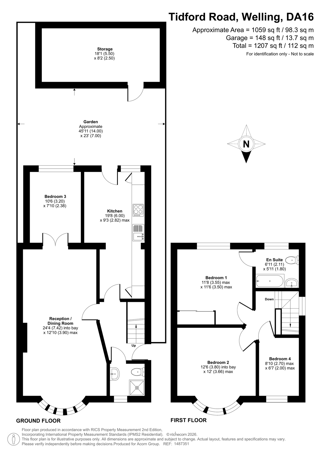 63, Tidford Road, Welling floorplan