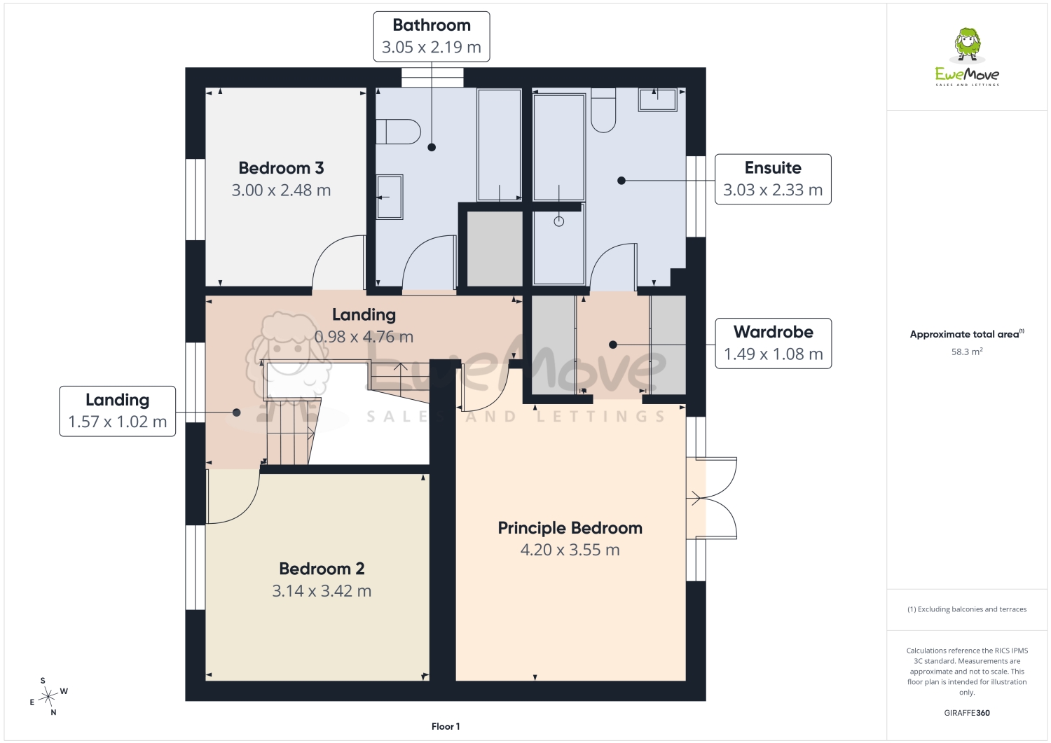 3, Post Hill View, Pudsey floorplan