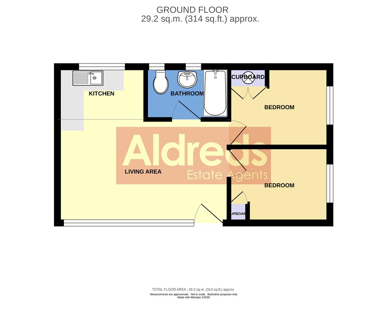 118, Broadside Chalet Park, Stalham floorplan