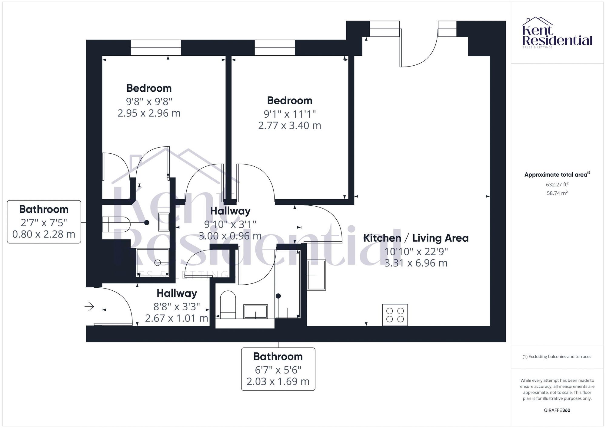 21, Buckland Rise, Maidstone floorplan