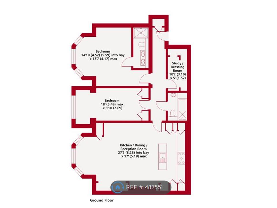 2 Bedrooms Flat to rent in Belsize Grove, London NW3
