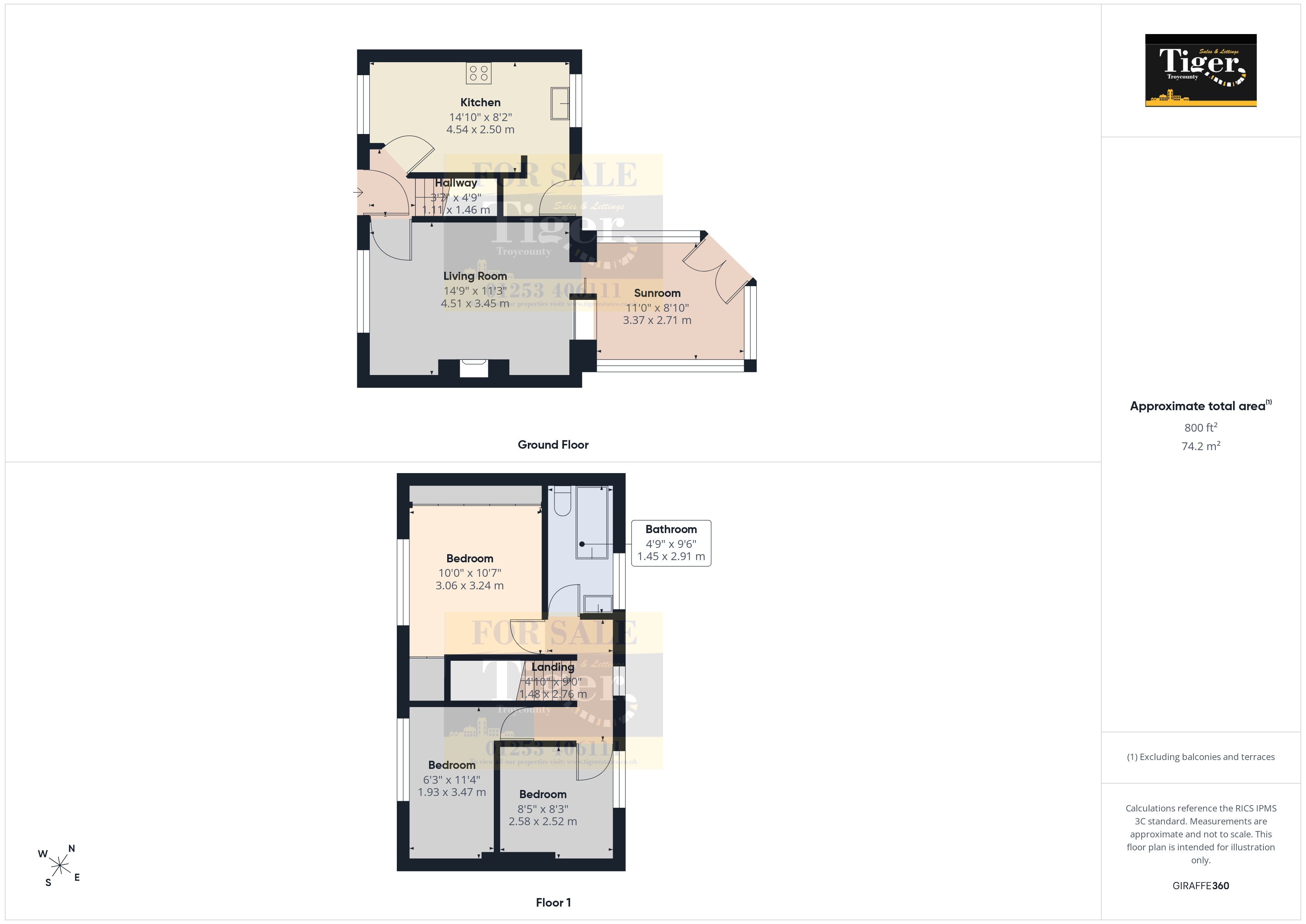 234, Dinmore Avenue, Blackpool floorplan