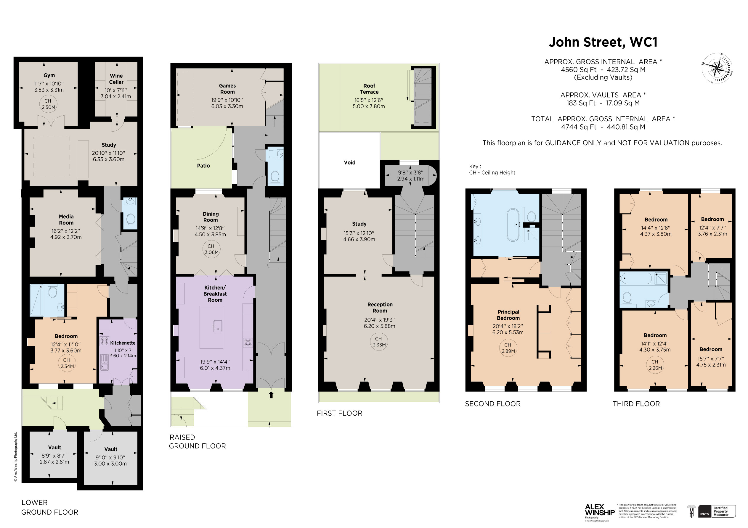 17, John Street, London floorplan