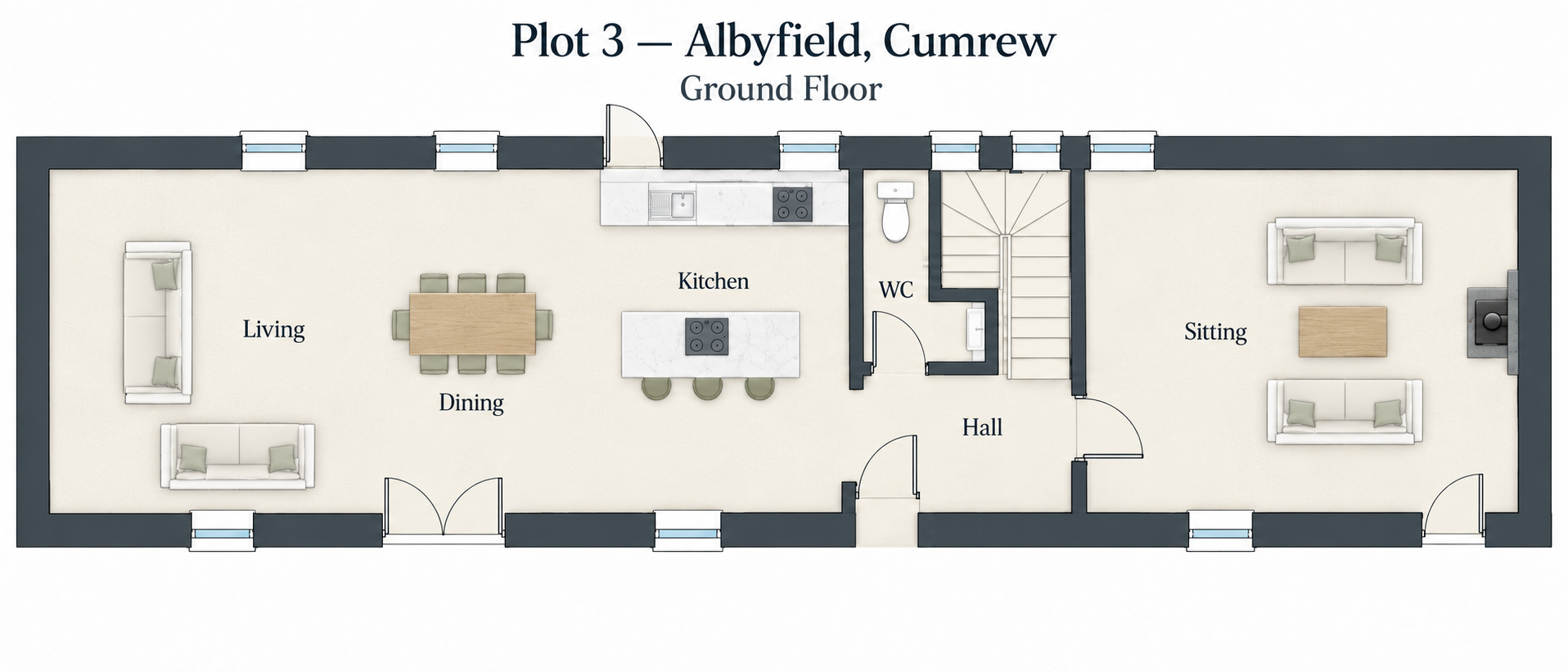Plot 3 The Byre, Plot 3 The Byre, Cumrew floorplan