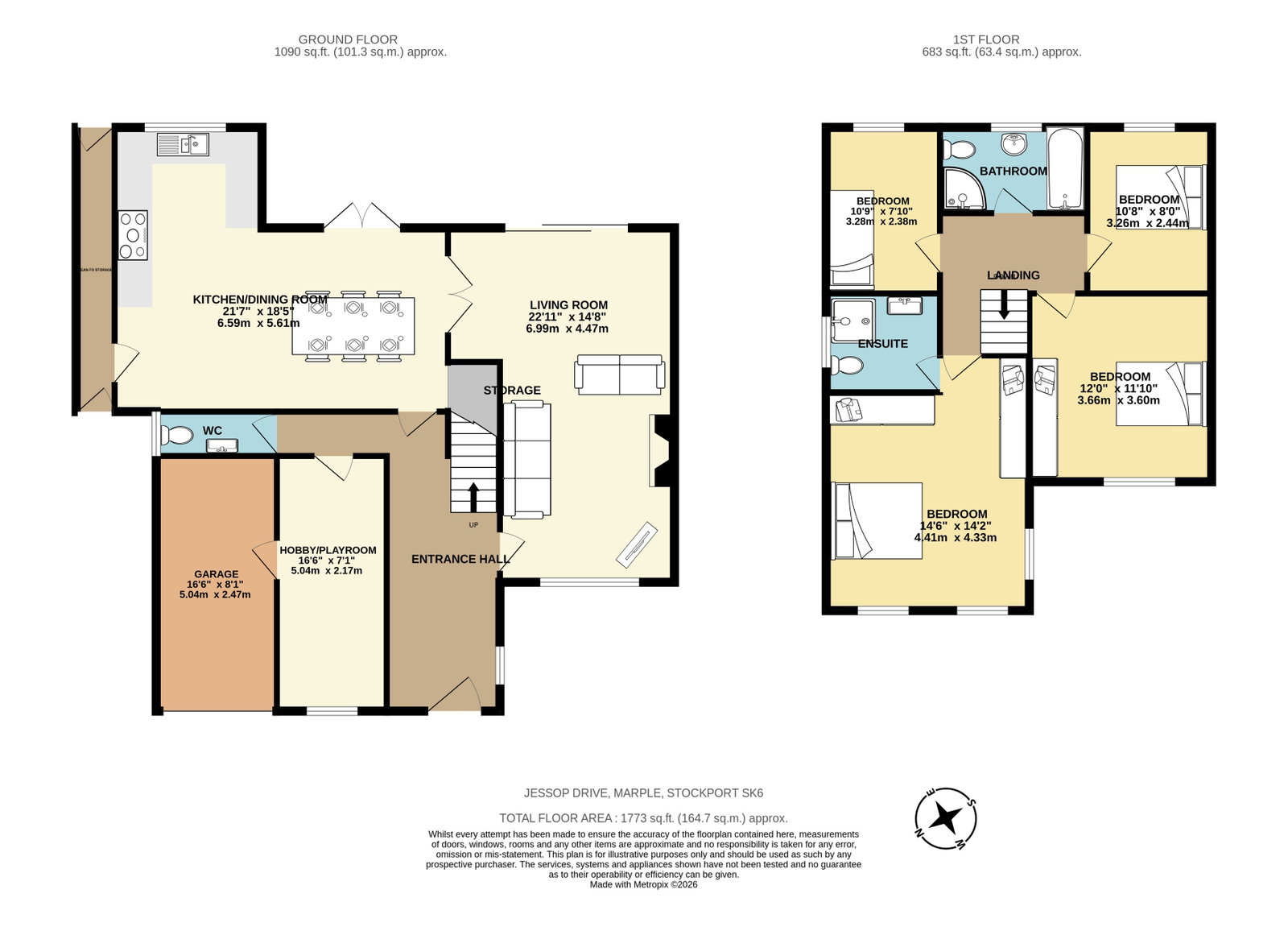 6, Jessop Drive, Stockport floorplan