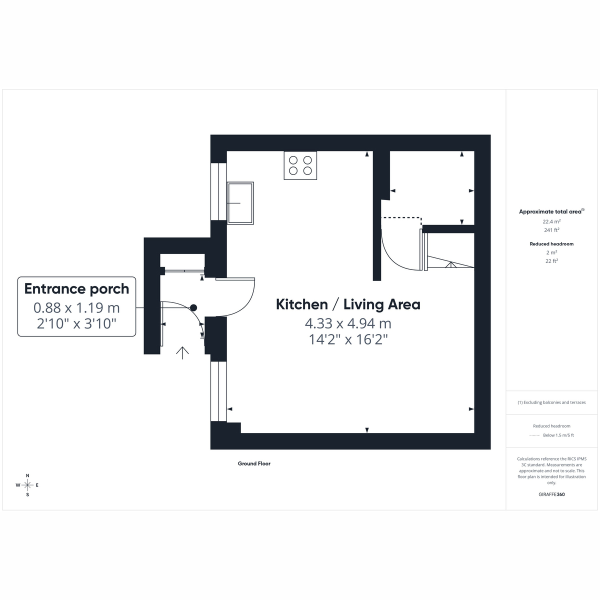 3, Holmefield, Holme floorplan