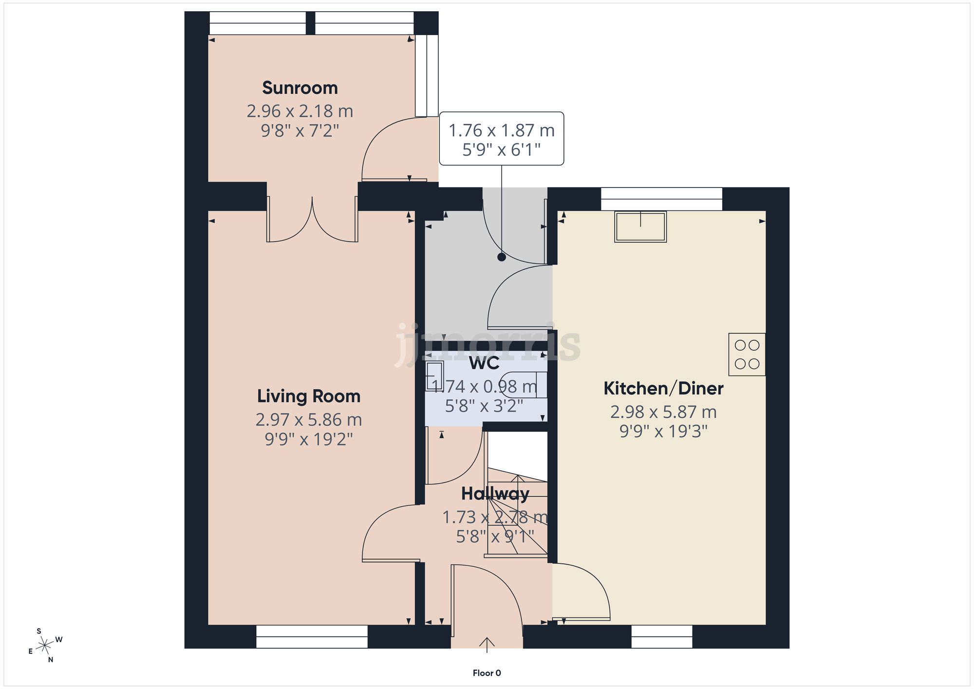 Cilmeri Church Street, Cardigan floorplan