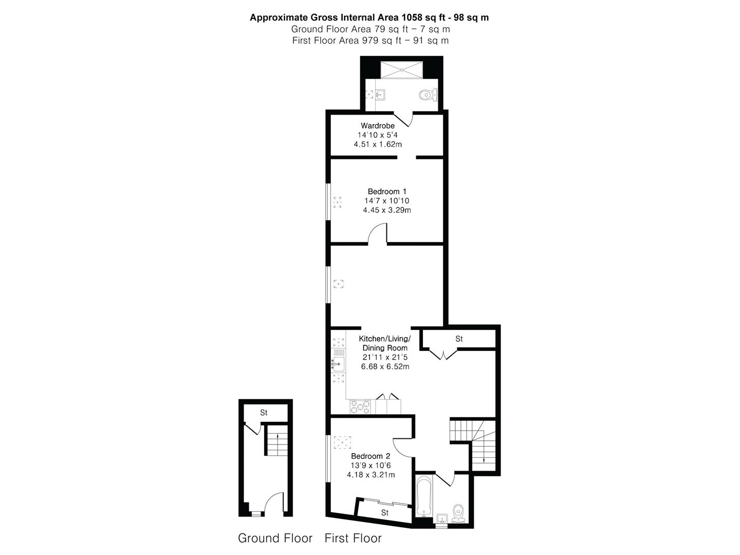 3, Austin Court, Cambridge floorplan