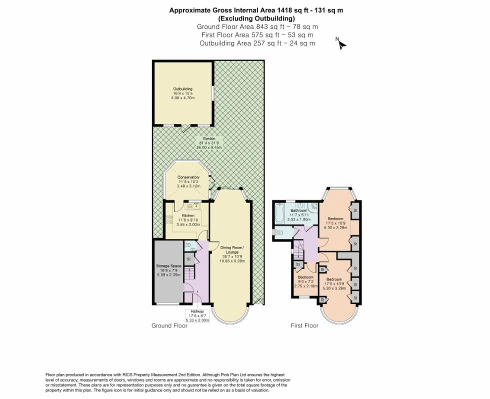 72, Mount Pleasant, Cockfosters floorplan