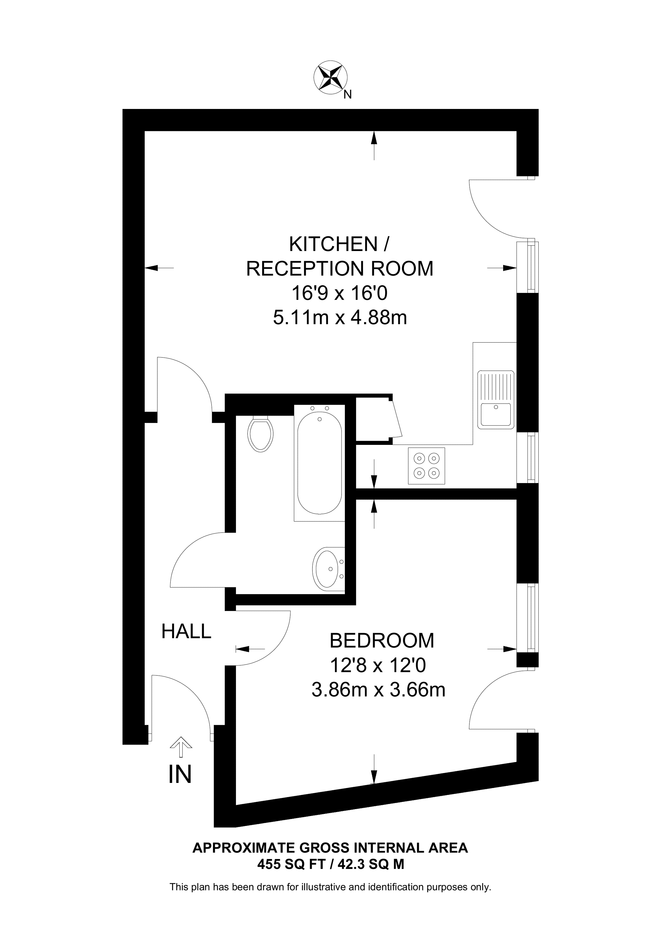 Chandos Parade, Edgware floorplan