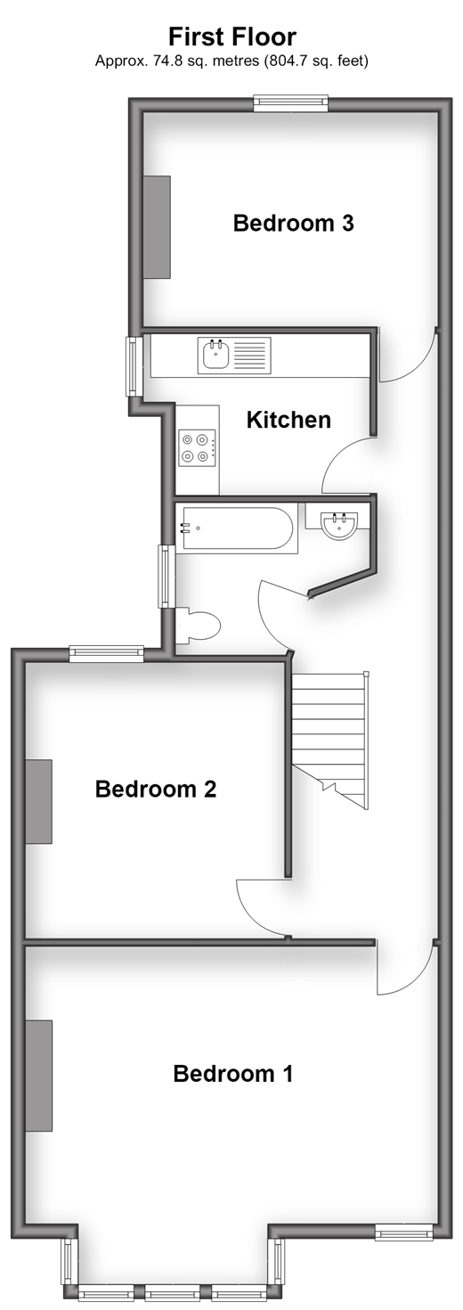 Onslow Gardens, Wallington floorplan