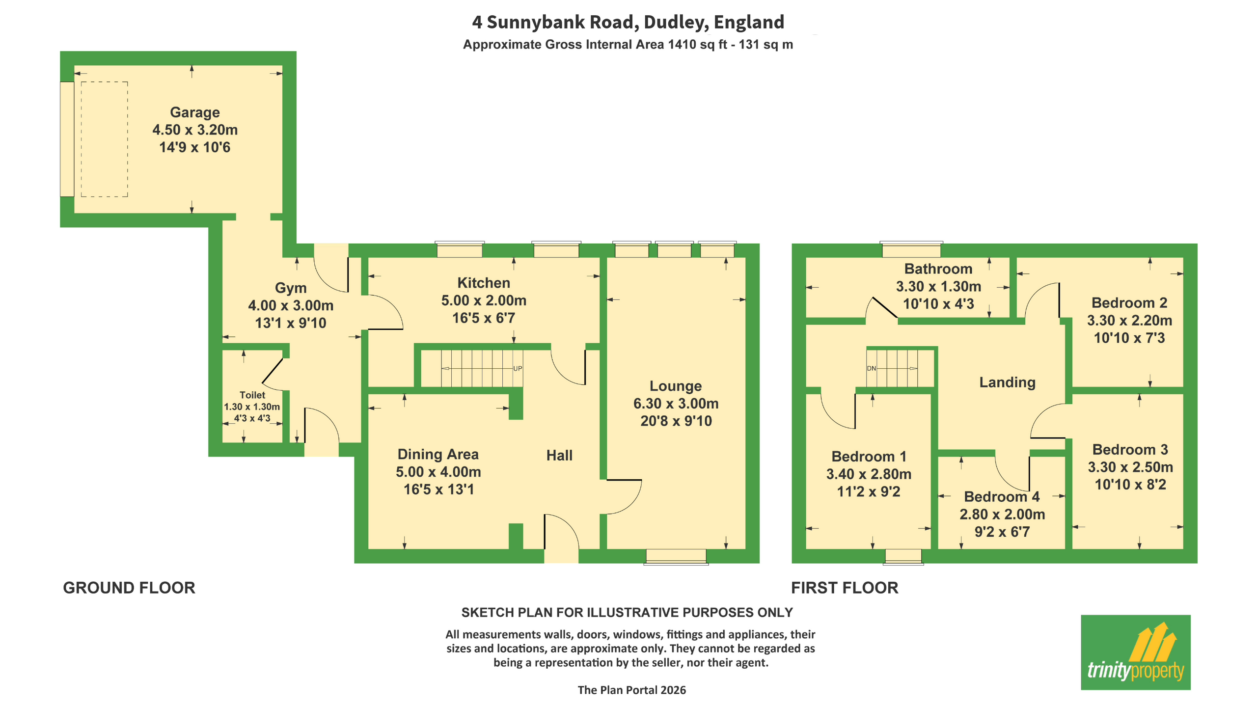 4 Sunnybank Road, Dudley floorplan