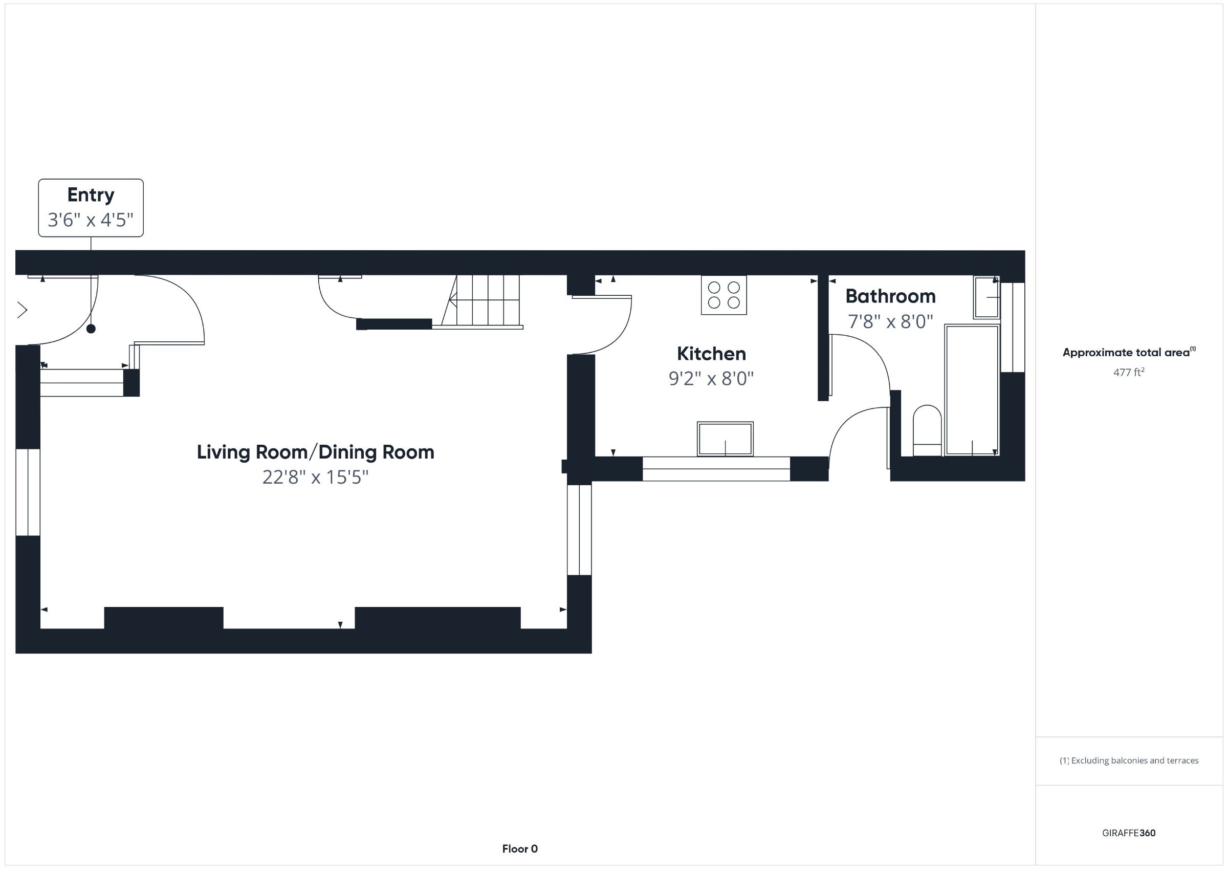 3 Walters Terrace, Merthyr Tydfil floorplan