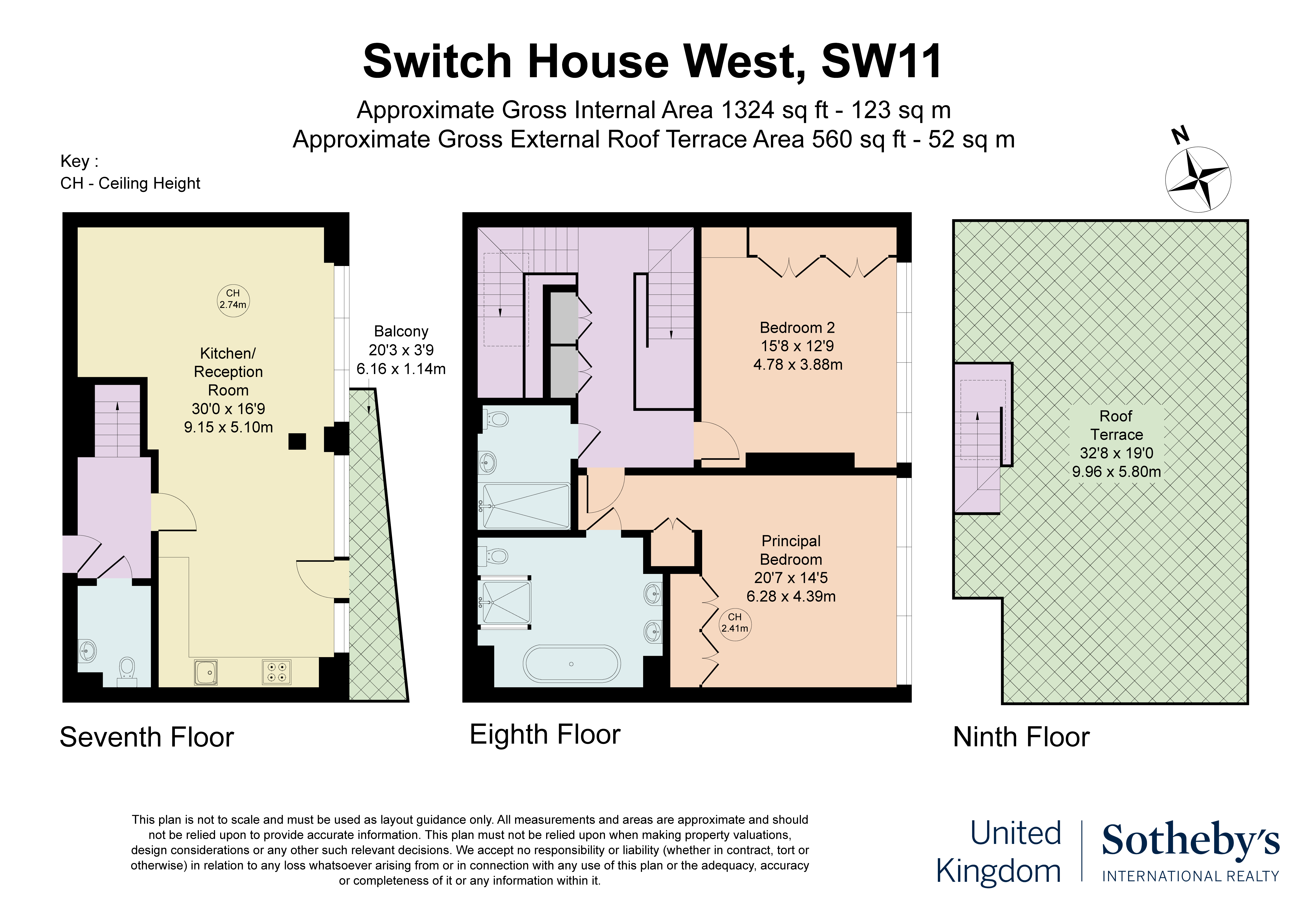 88, Switch House West, Battersea, London, SW11 floorplan