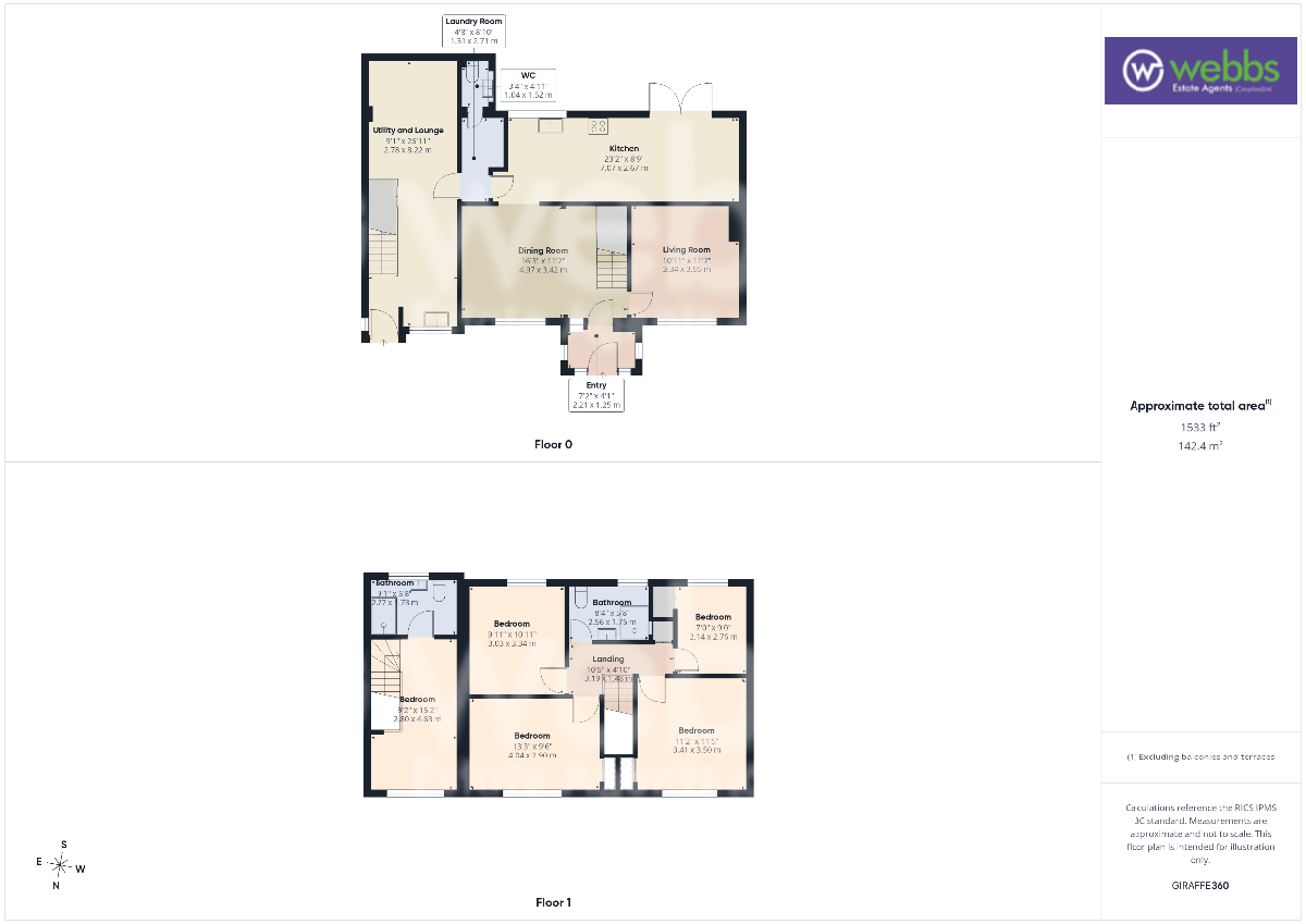 58 Rowdown Crescent, Croydon floorplan