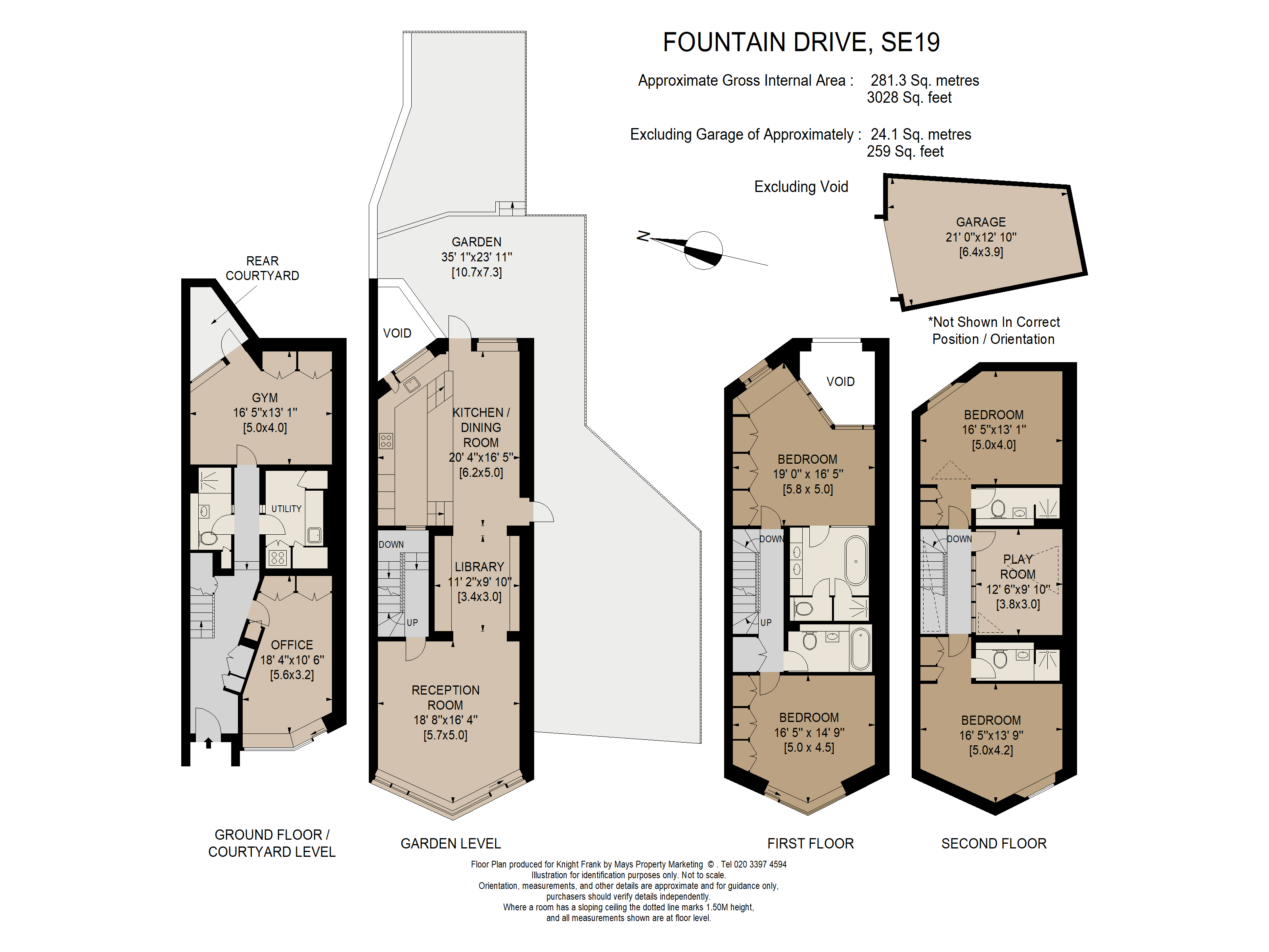 7C, Fountain Drive, London floorplan