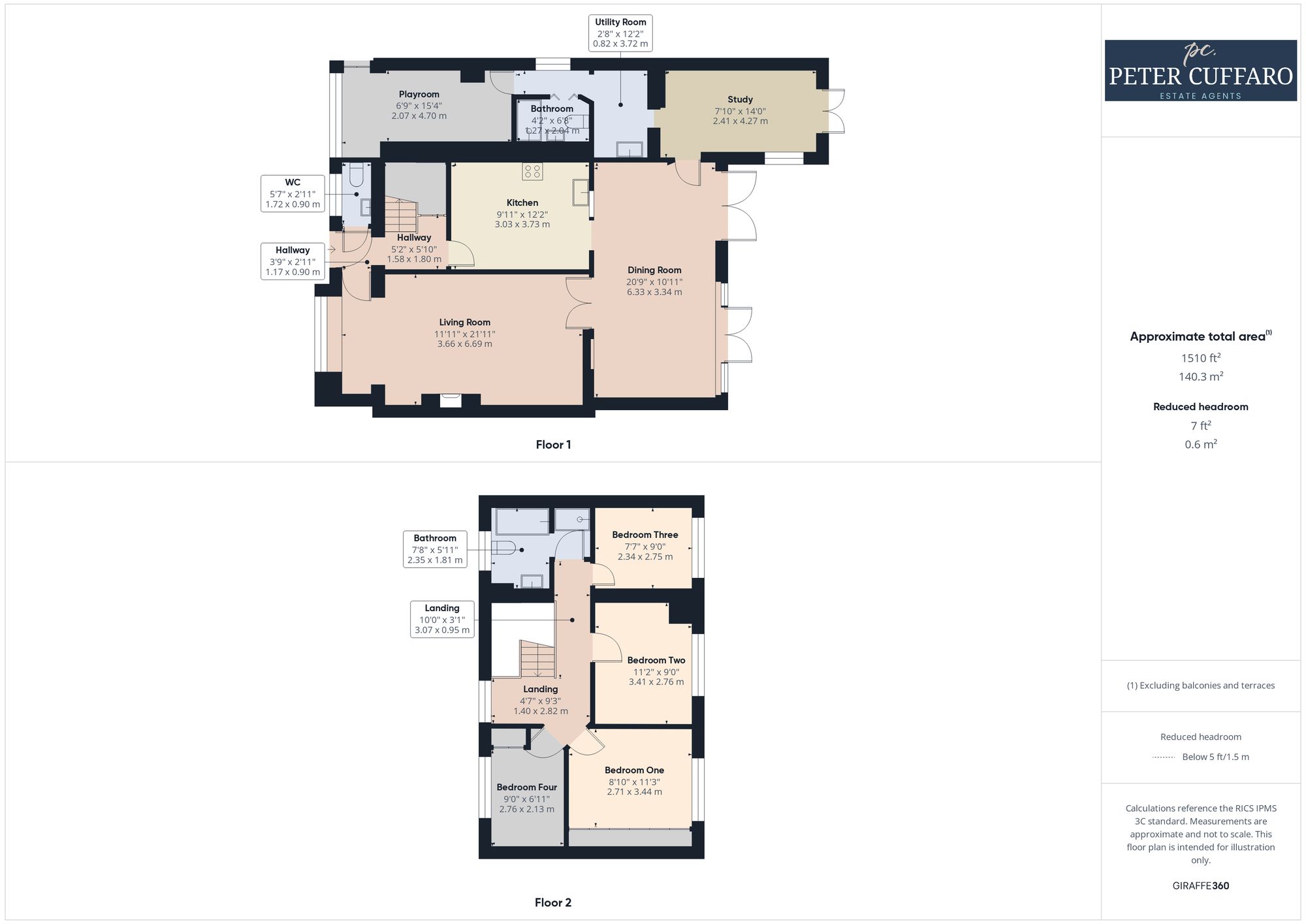 114 St. Margarets Road, Ware floorplan