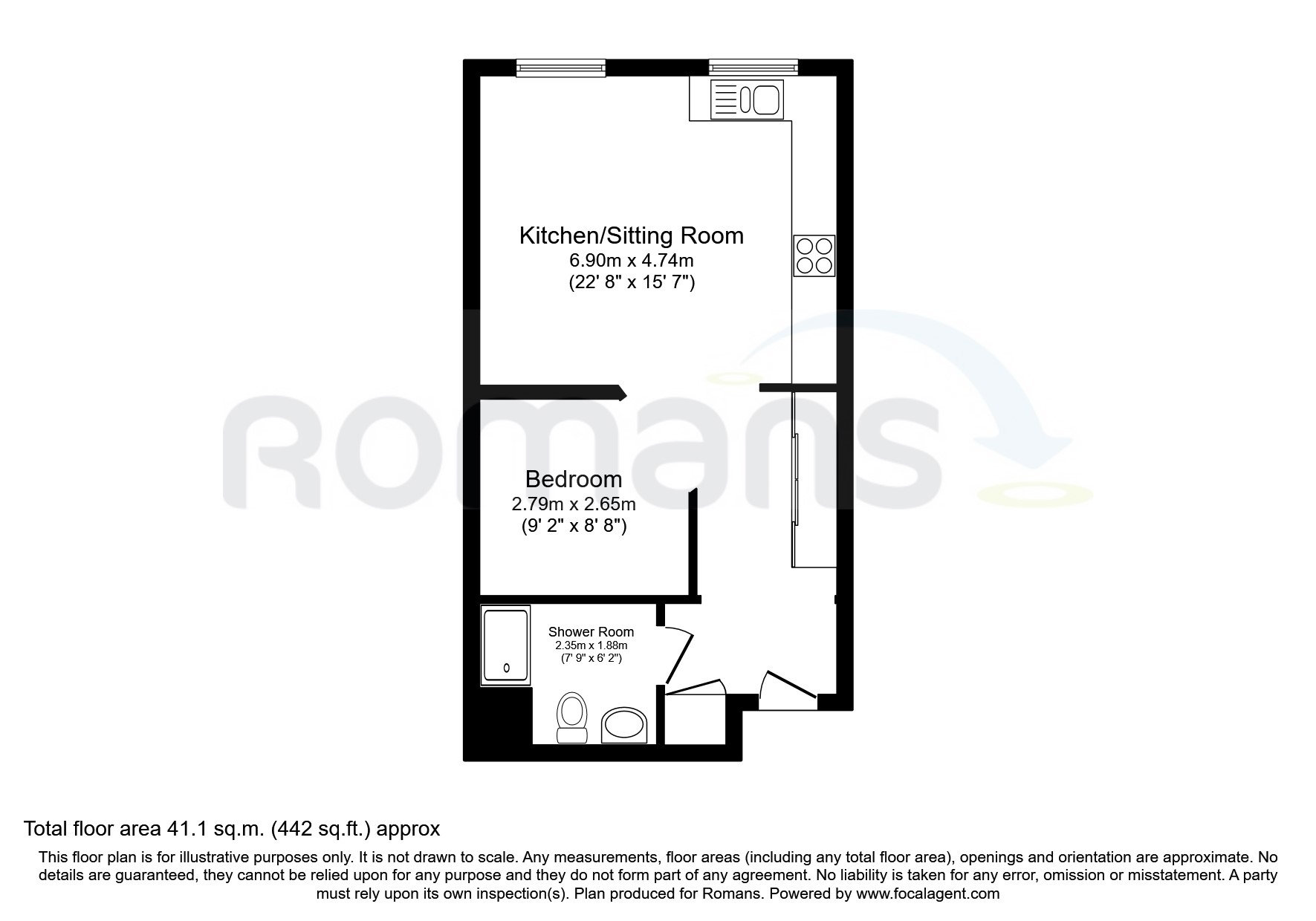 16, Guildgate House, Crowthorne floorplan