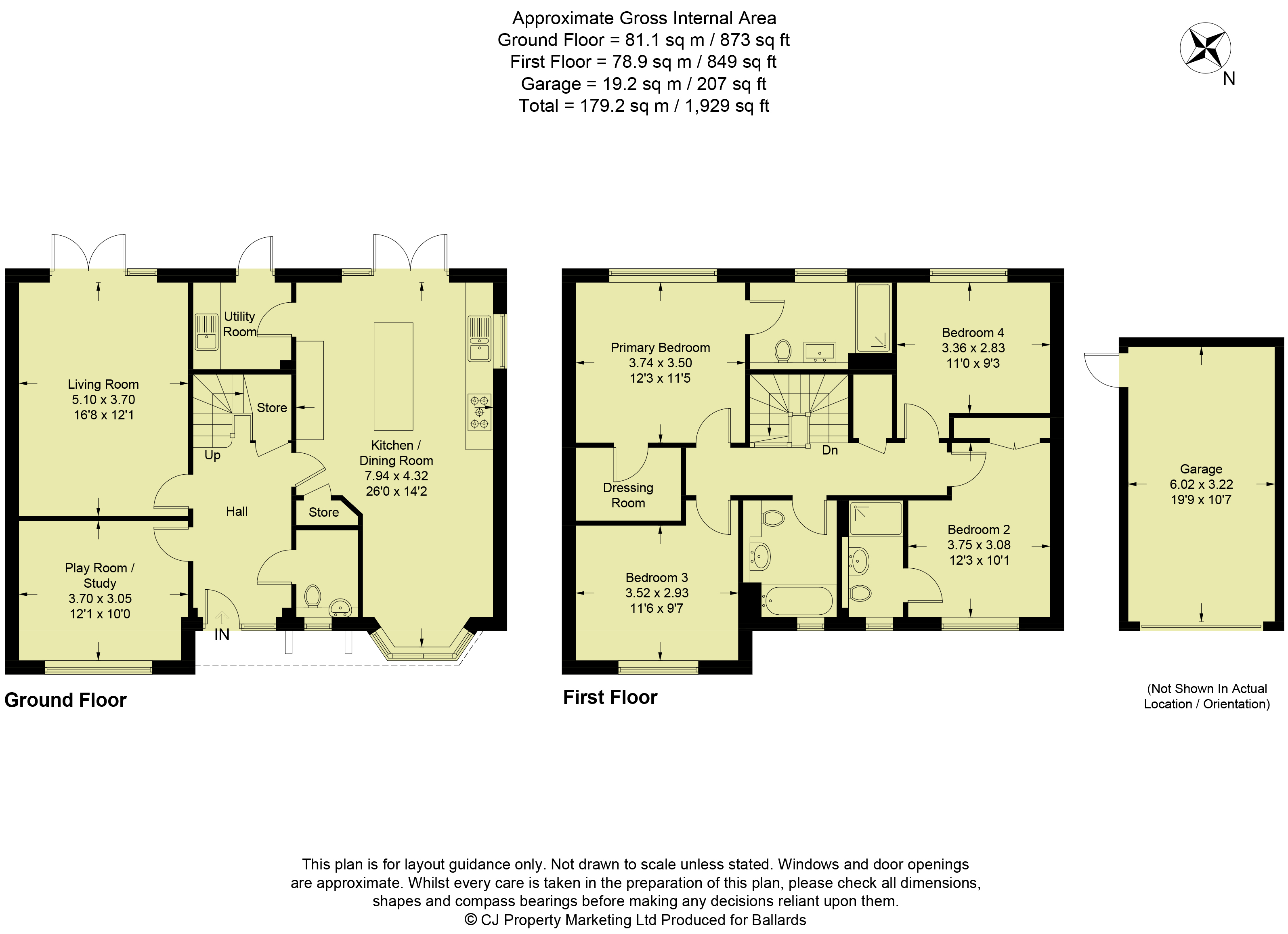 27,, Broad Lays, Wallingford floorplan