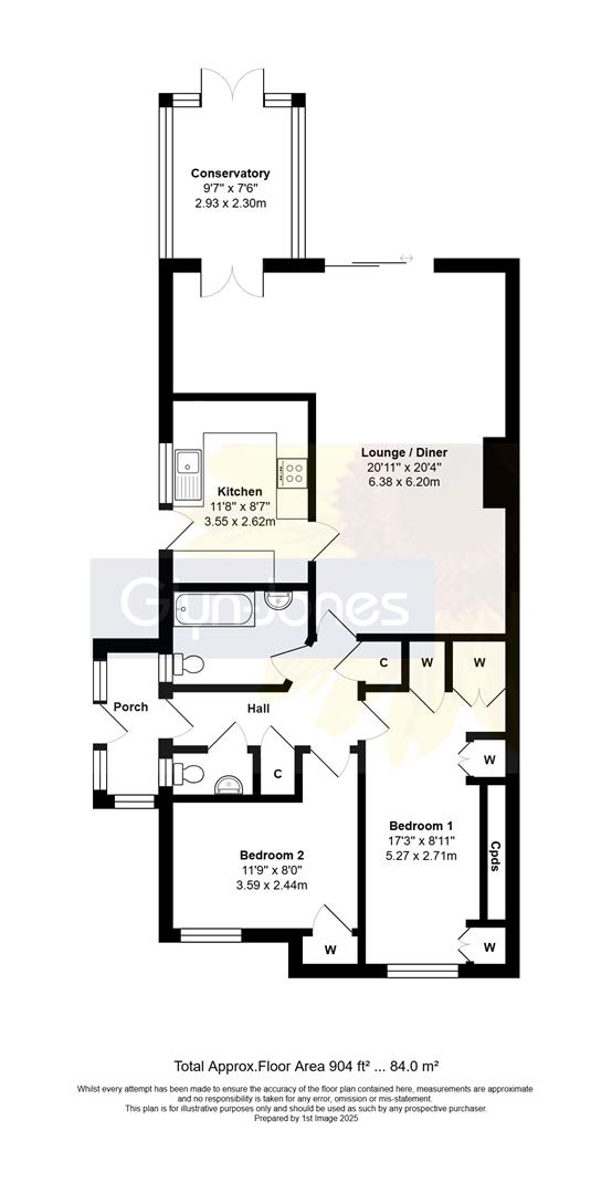2, Fishers Close, Littlehampton floorplan