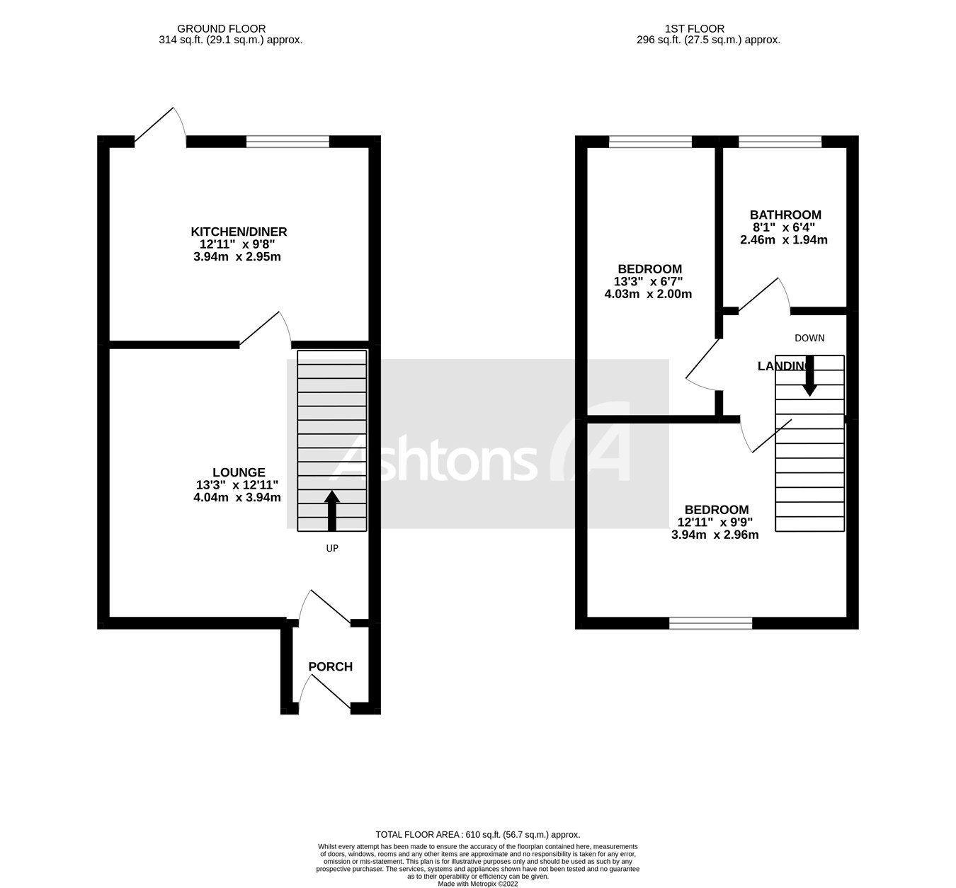 Bramshill Close, Birchwood, Warrington WA3, 2 bedroom semidetached