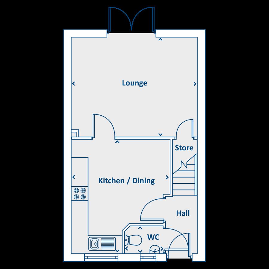 7, Wisteria Close, Barnsley floorplan