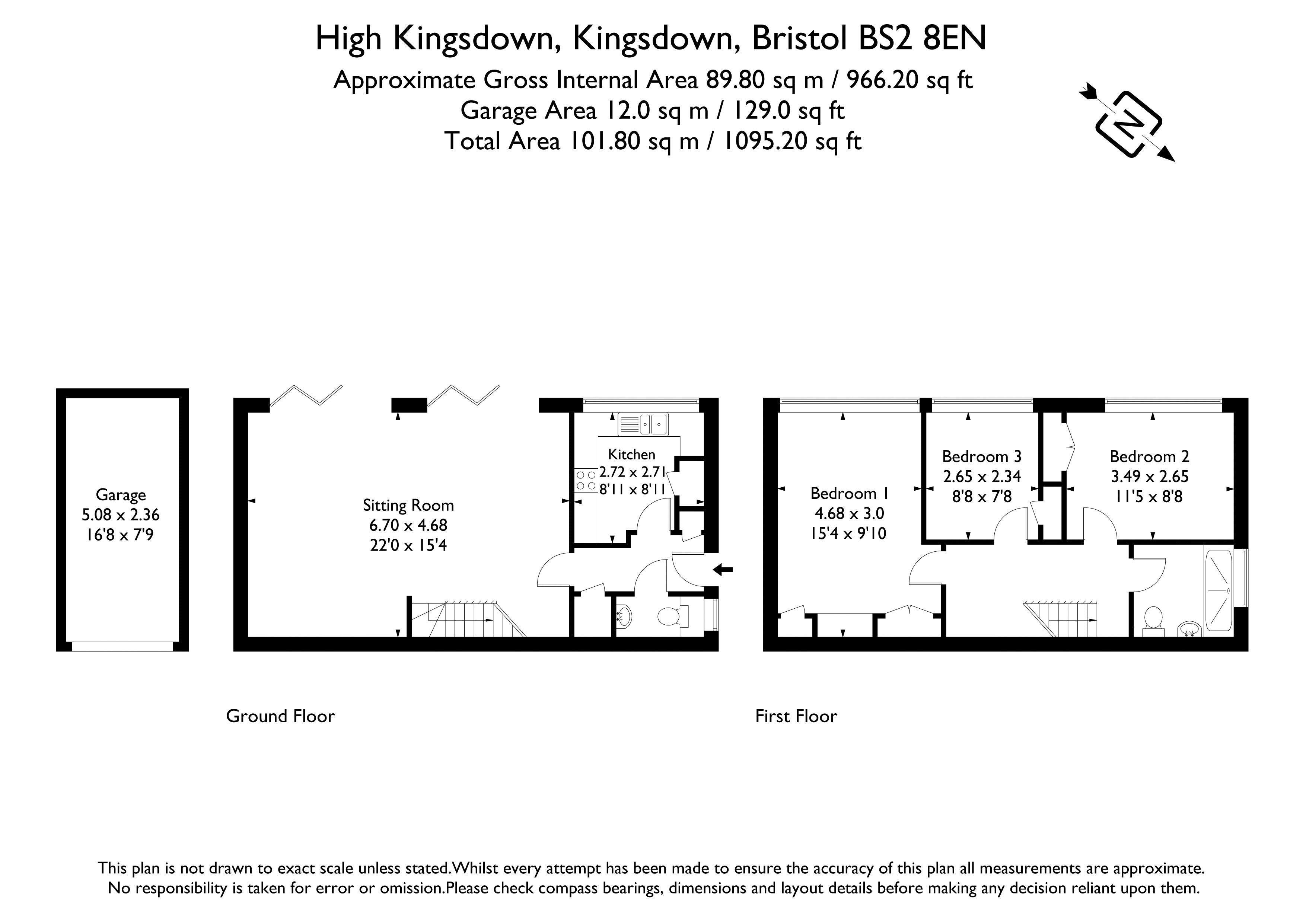 10, High Kingsdown, Bristol floorplan