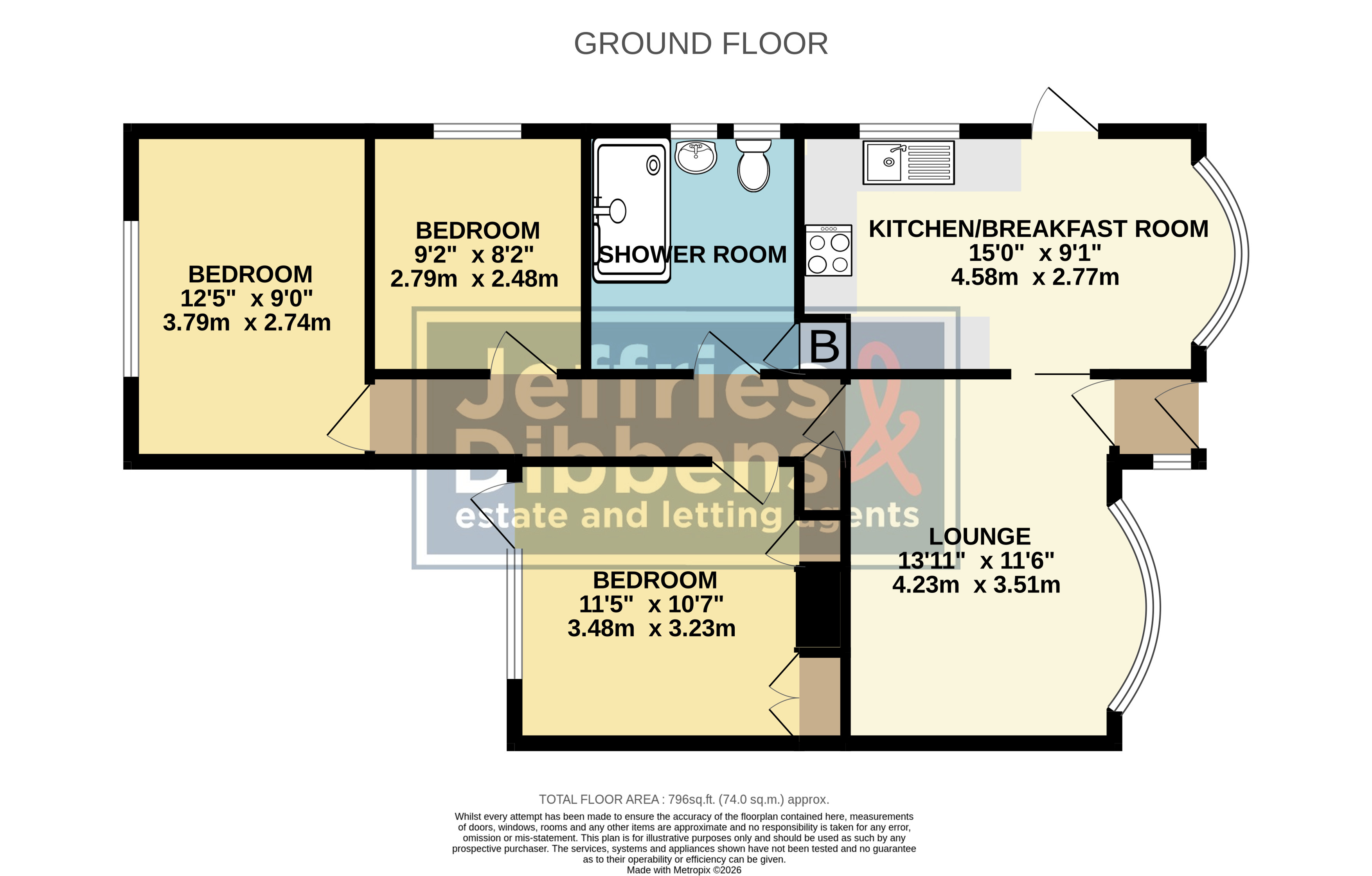 14, Ashlyn Close, Fareham floorplan