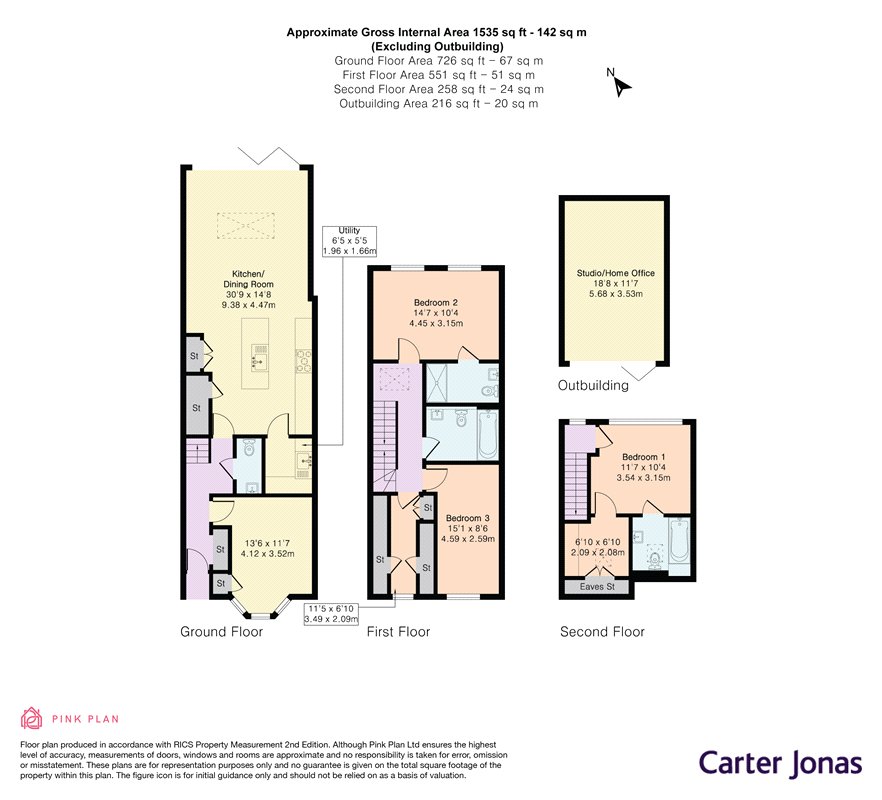57, Hurst Street, Oxfordshire floorplan