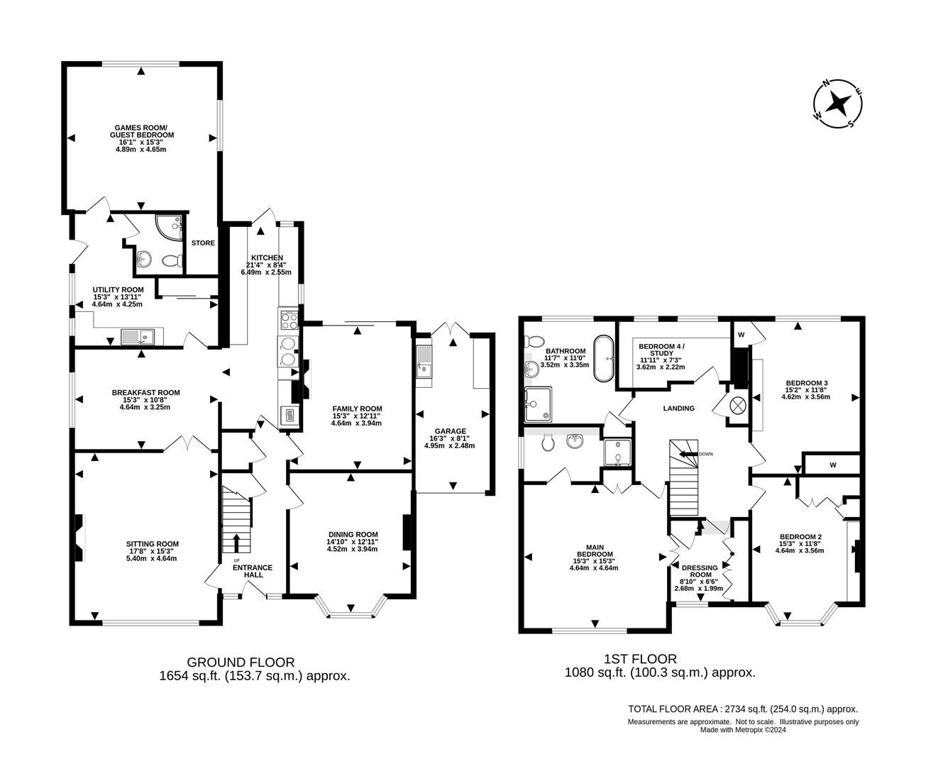 51, Green Lane, Tadworth floorplan