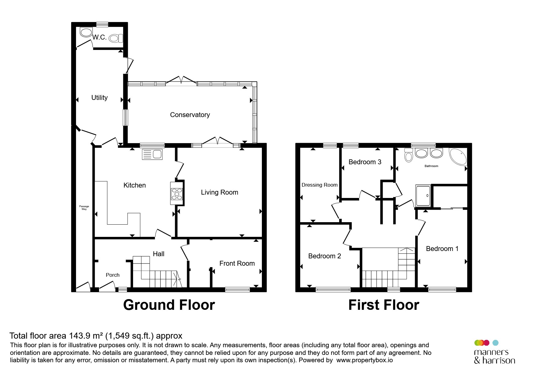 145, Bishopton Road West, Stockton-On-Tees floorplan
